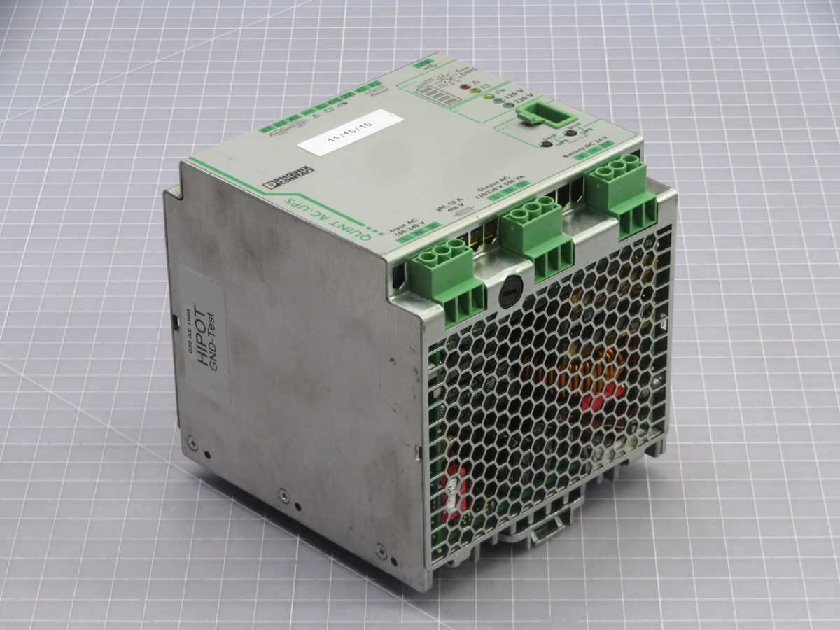 PHOENIX CONTACT QUINT-UPS/1AC/1AC/500VA UNINTERRUPTIBLE POWER SUPPLY T243855 - POWER SUPPLIES
