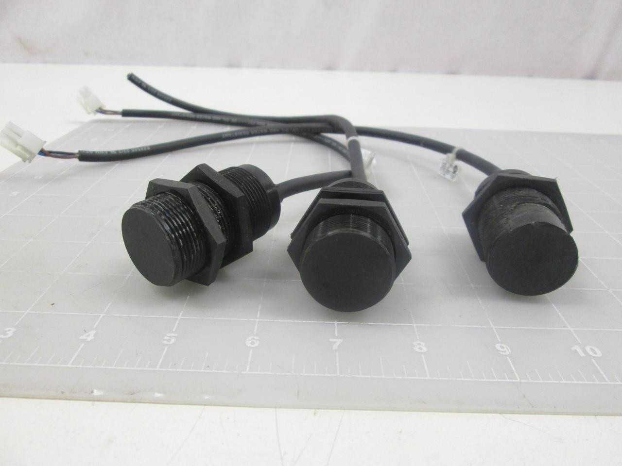 LOT OF 3 ALLEN BRADLEY 875CP-N20NP30-A2 CAPACITIVE PLASTIC CABLE ASSEMBLY T62866 - CORDSET CABLES