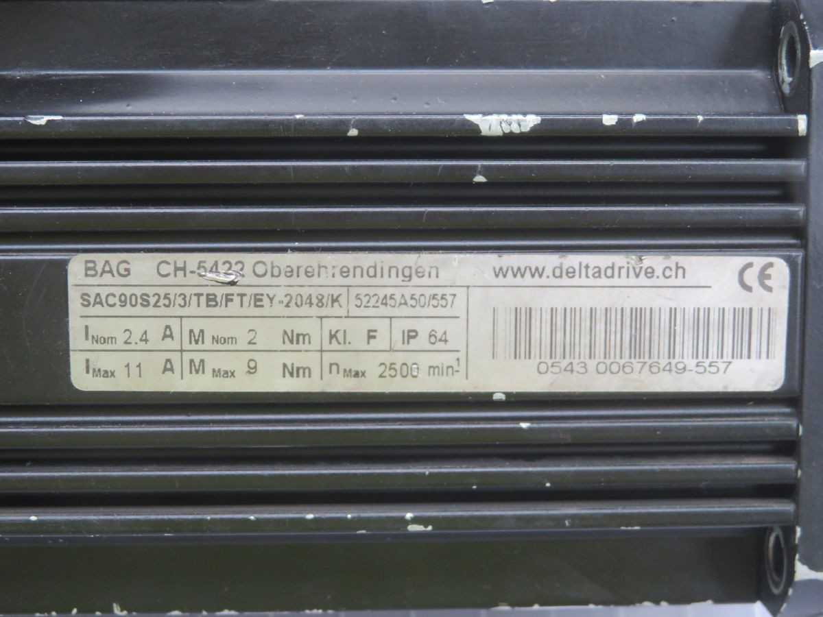 GMB SAC90S253TBFTEY2 SERVO MOTOR T246422 - SERVO