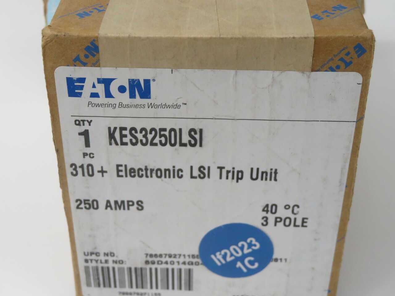 EATON KES3250LSI MOLDED CASE CIRCUIT BREAKER ACCESSORY TRIP UNIT - CIRCUIT BREAKERS