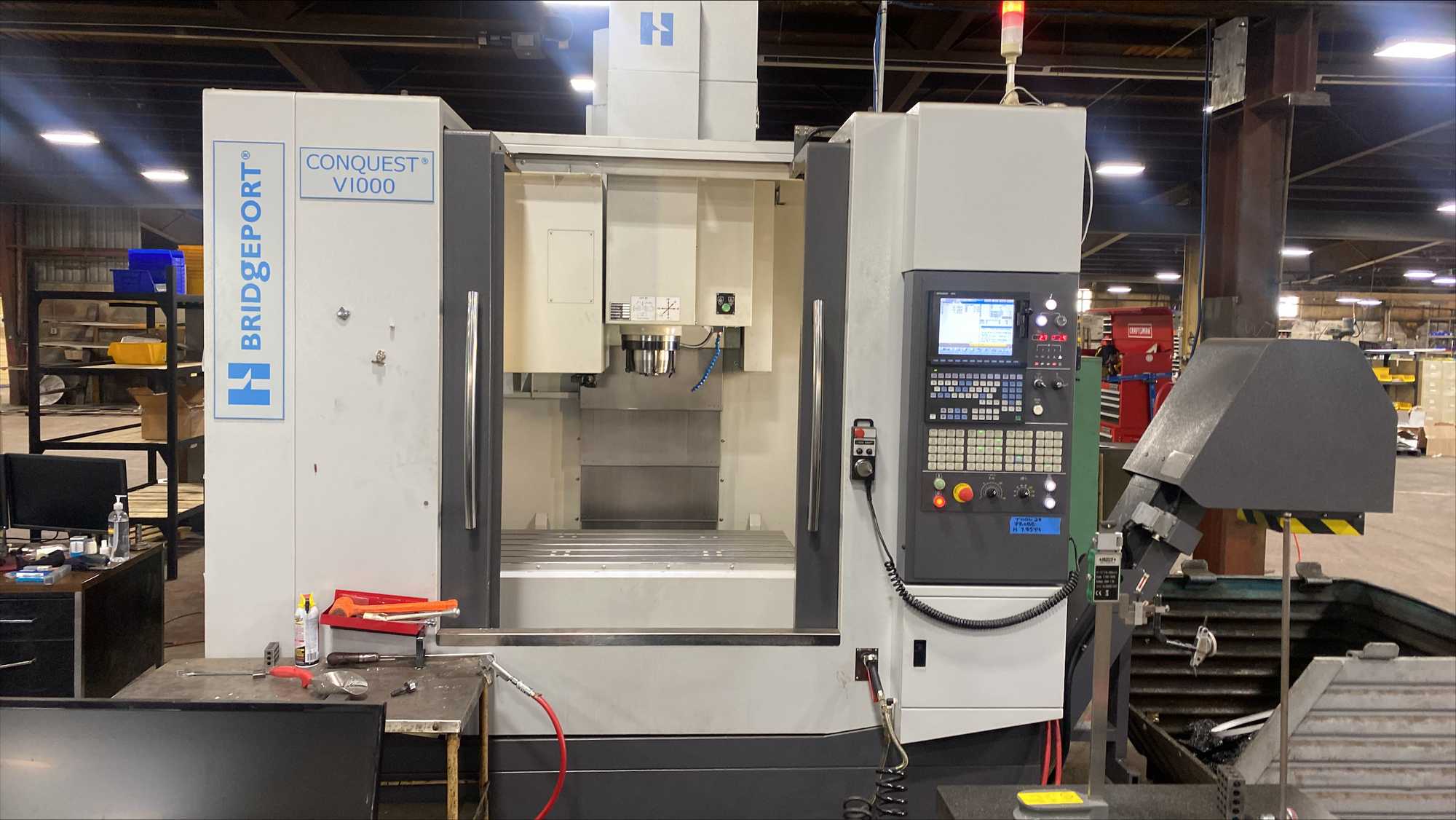 2016 Bridgeport/Hardinge Conquest V1000 Vertical Machining Center With Mitsubishi M70 CNC - VERTICAL MACHINING CENTERS