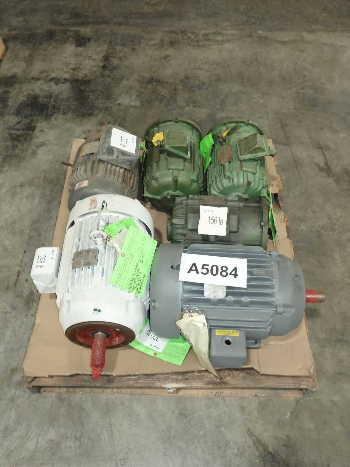 Pallet Of Assorted AC Electric Motors For Sale - Great Variety And Quality