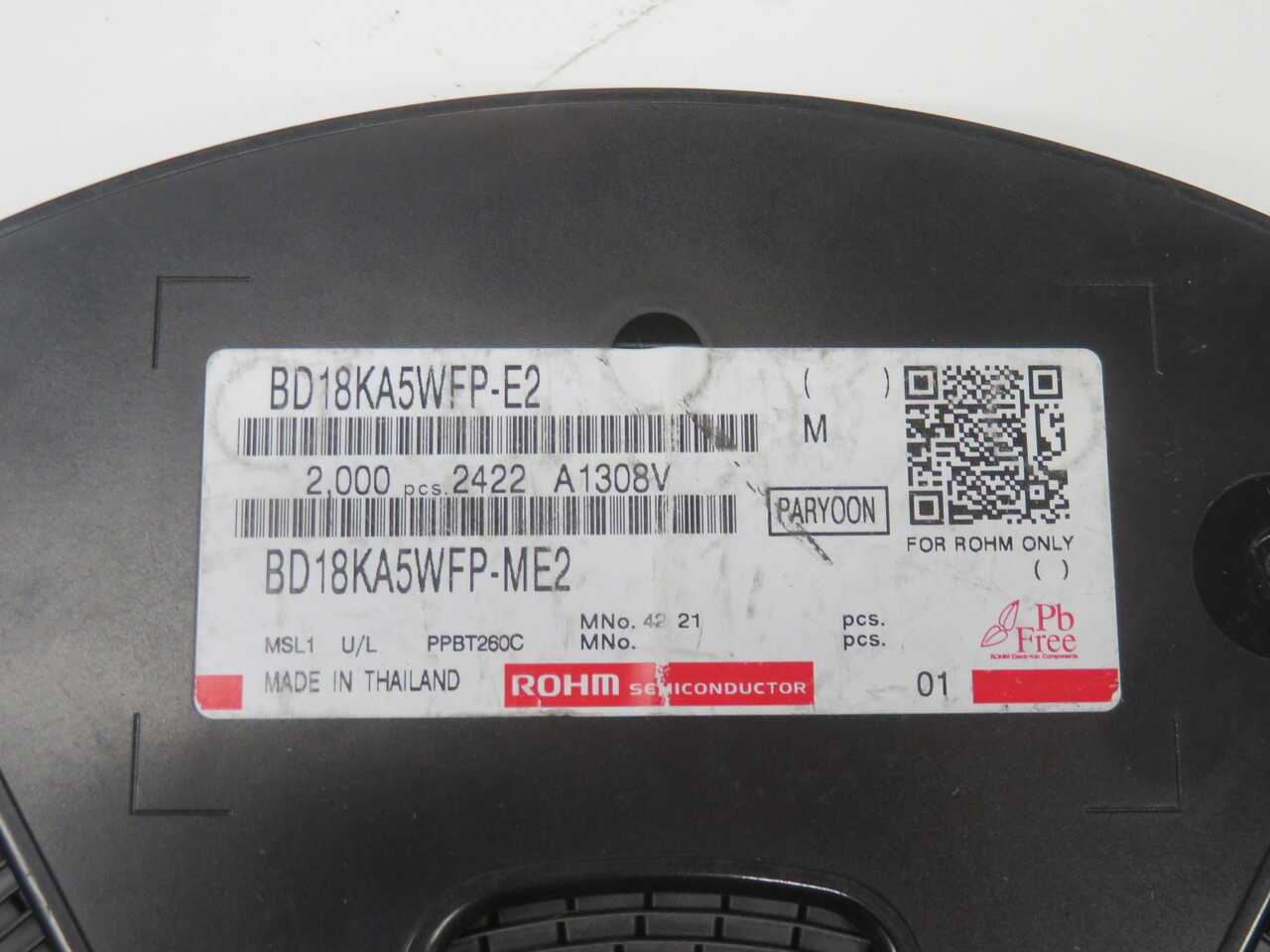 LOT OF 2000 ROHM SEMICONDUCTOR BD18KA5WFP-E2 LINEAR VOLTAGE REGULATOR ICS T271686 - LINEAR SERVO MOTORS