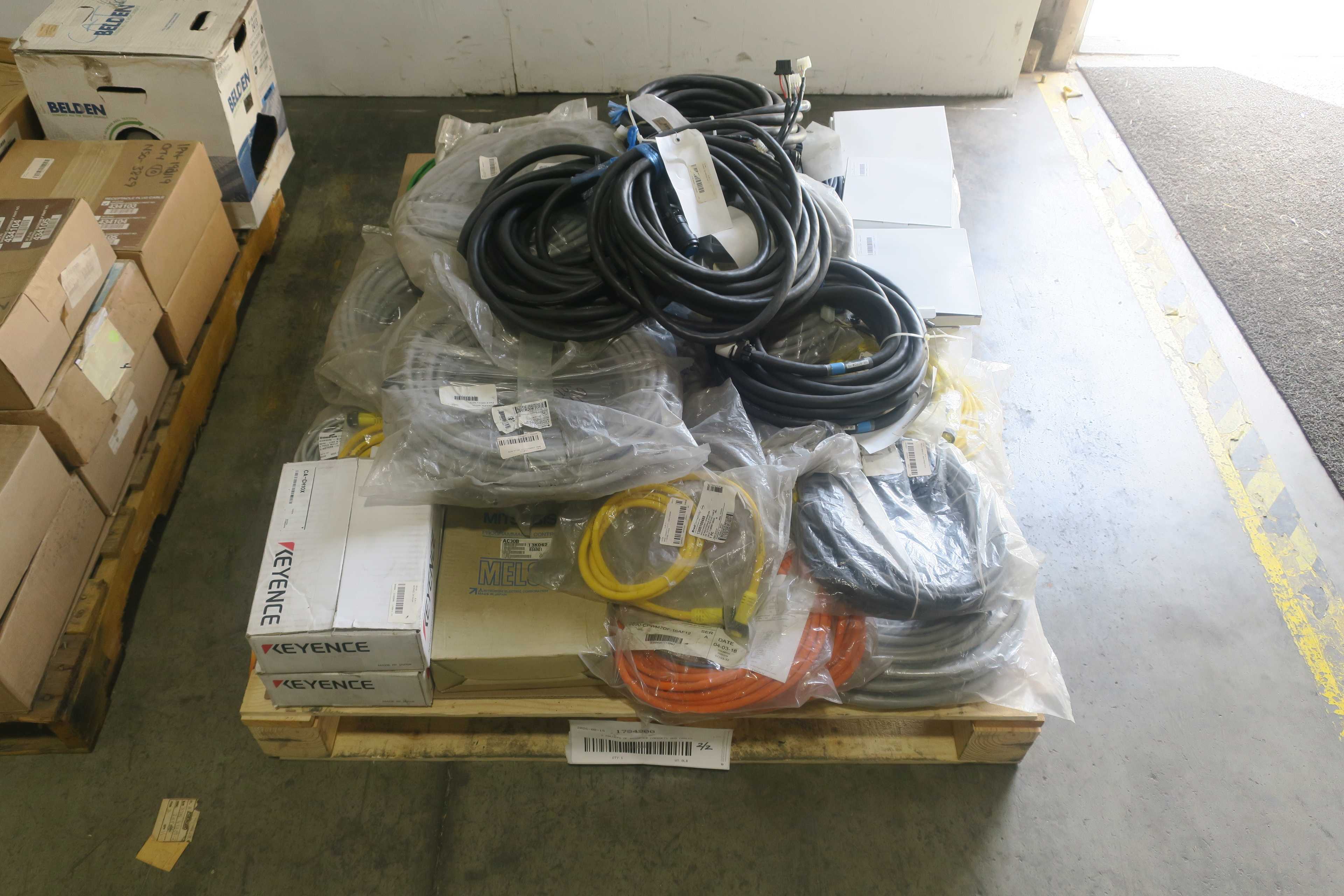 SKU 1784900 - 2 PALLETS OF ASSORTED CORDSETS AND CABLES - CORDSET CABLES