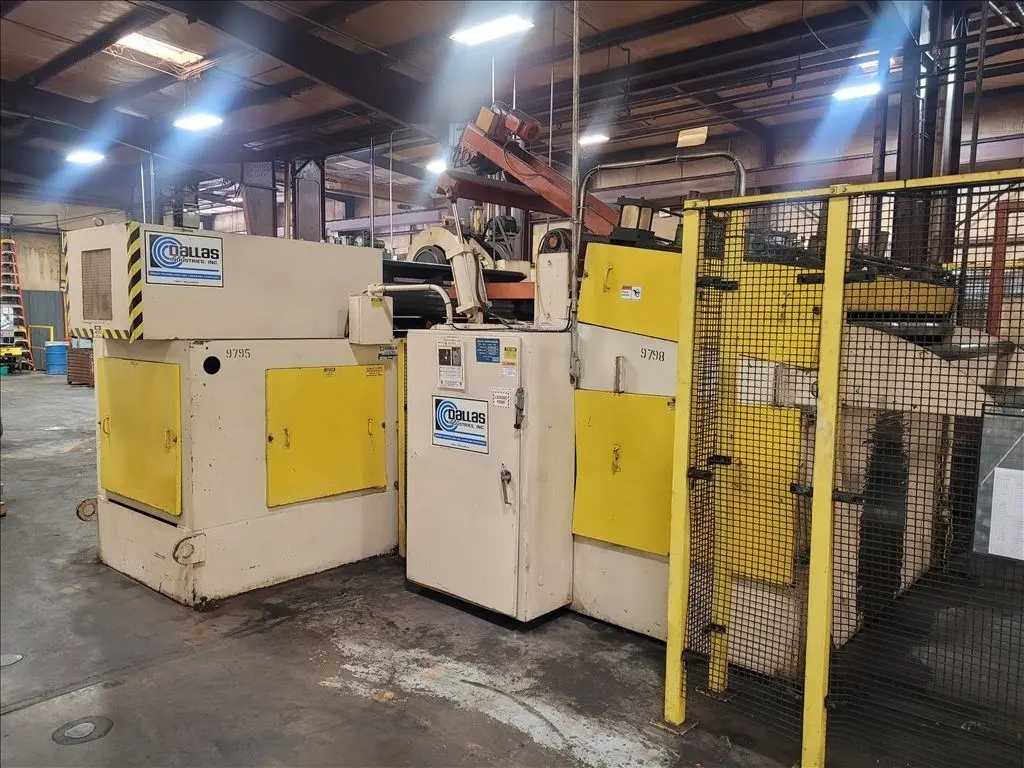 1998 Dallas DJR Coil Feed Line, 20000 lb x 72", DPS-4 Straightener, DRF Servo Feed - COIL STOCK FEEDERS