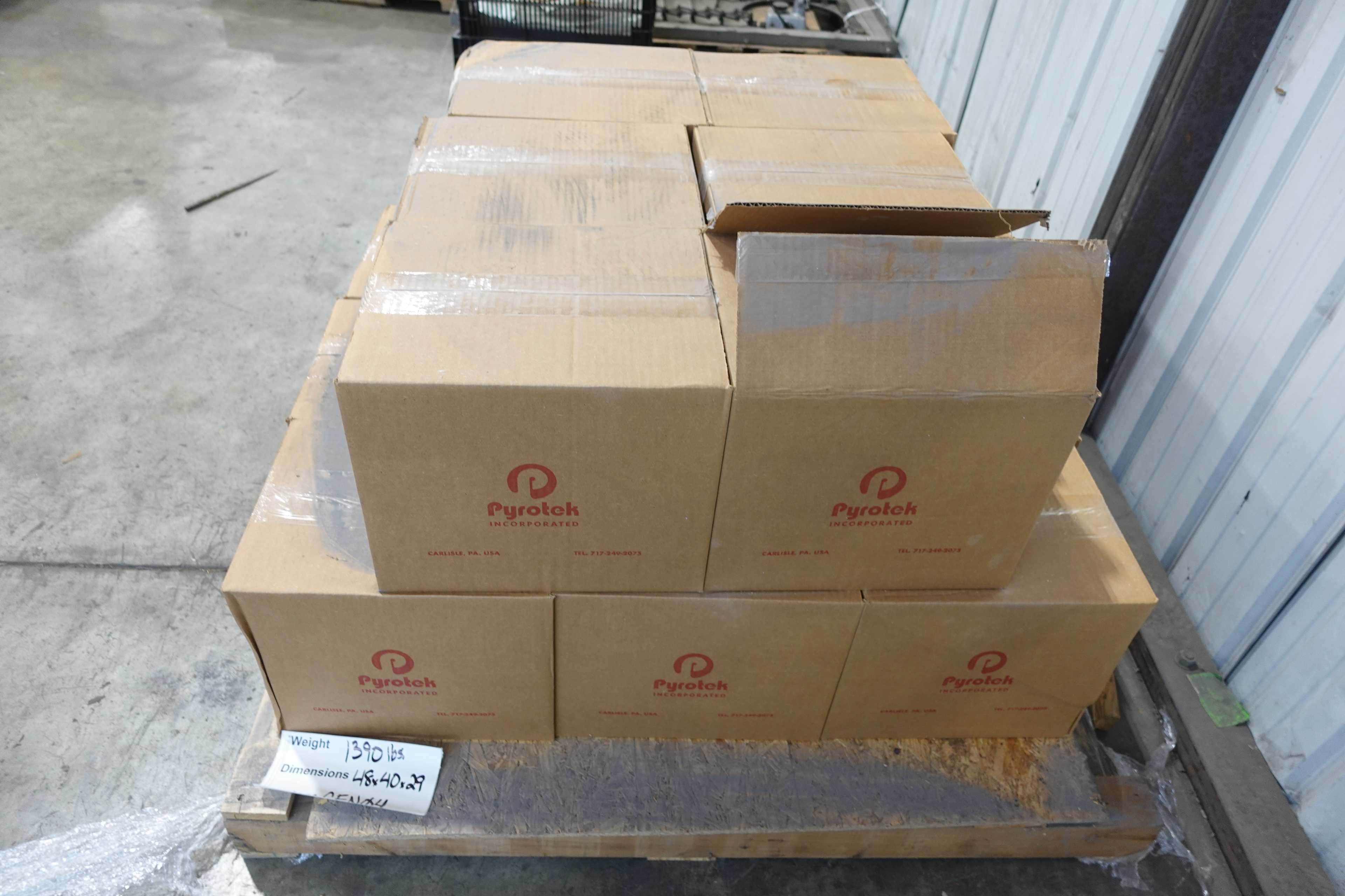 SKU1776112 - PALLET OF PYROTEK TS106 INSULATORS - TEMPERATURE CONTROL COMPONENTS