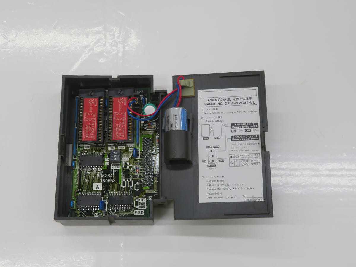 MITSUBISHI A3N-MCA4-UL MEMORY CASSETTE T240995 - PLC MODULES