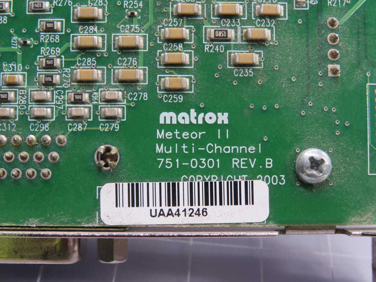 MATROX METEOR2-MC/4 751-0301 VIDEO FRAME GRABBER BOARD T221618 - PCB CIRCUIT BOARDS