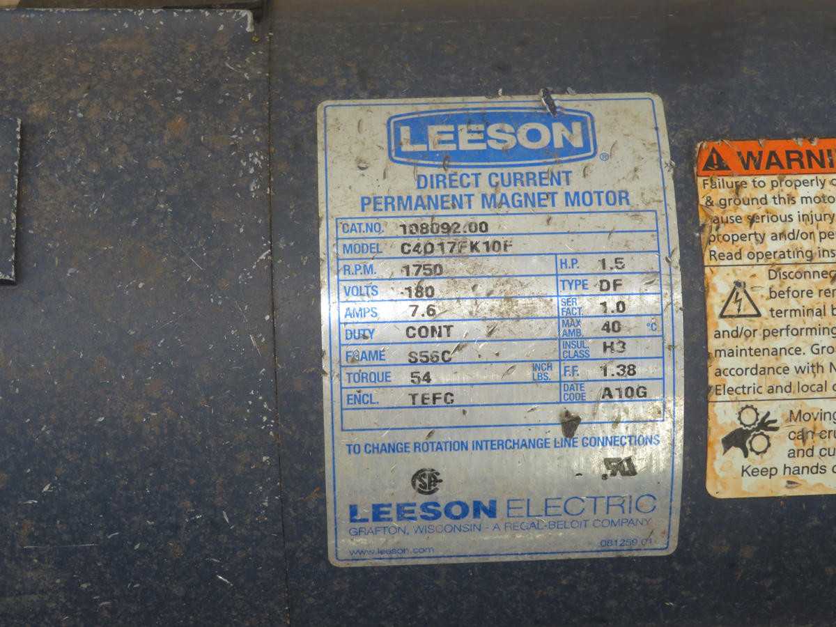 Lesson C4017FK10F 108092.00 Direct Current Permanent Magnet Motor T210968 - AC MOTOR
