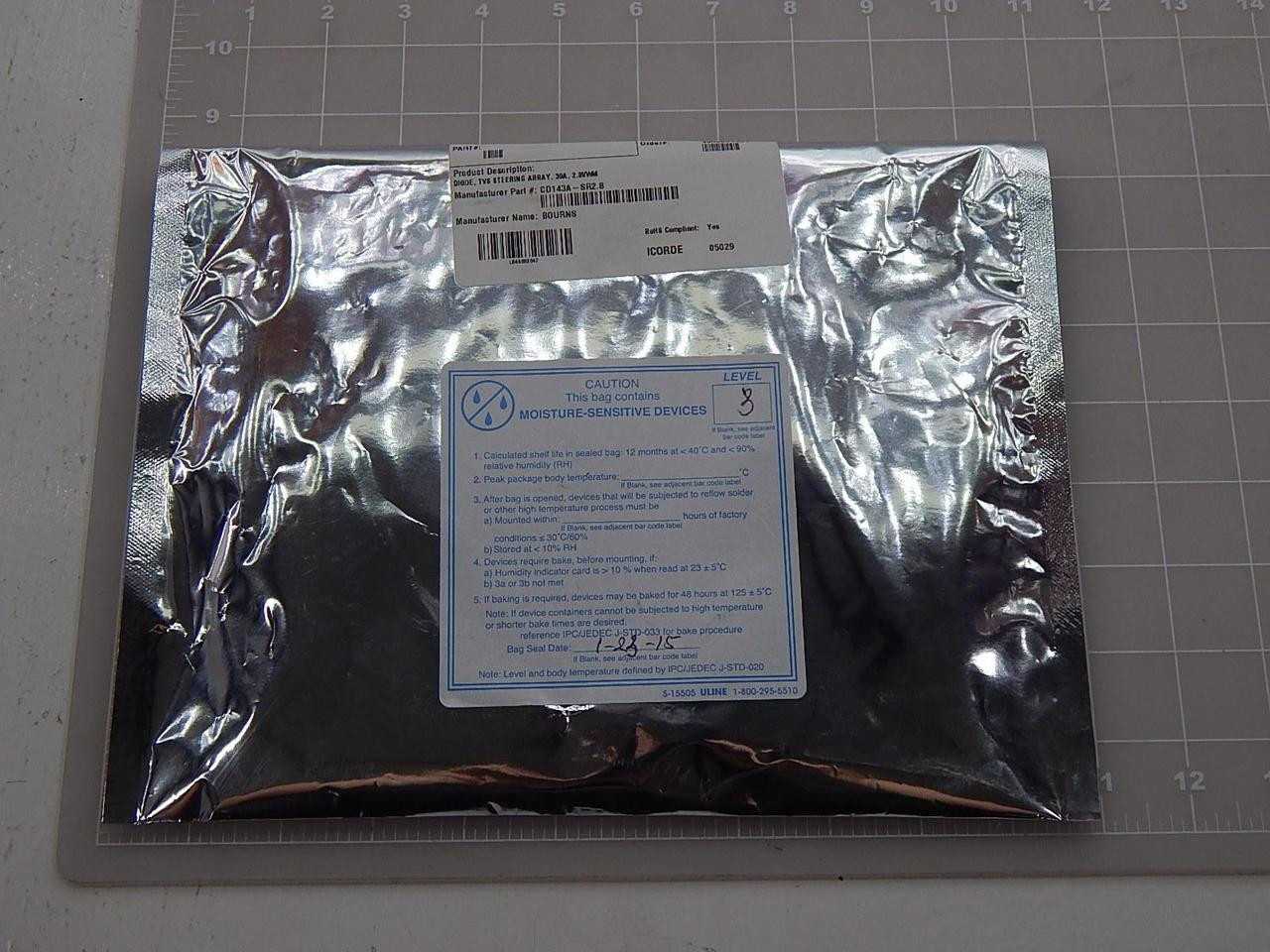 Lot Of 1230 Bourns CD143A-SR2.8 TVS Diode Arrays SOT 143 2.8V 300W Low Capacitance - ELECTRONIC COMPONENTS