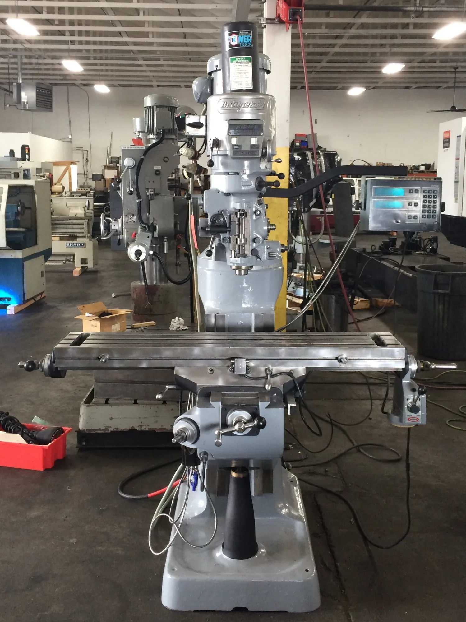 BRIDGEPORT SERIES 1 MILLING MACHINE 9"X48" 2HP R8 4200 RPM - HIGH PRECISION! - VERTICAL MILLING MACHINES