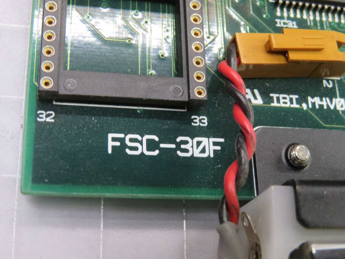 FUJI FSC-30F PC MODULE T247225 - PLC MODULES