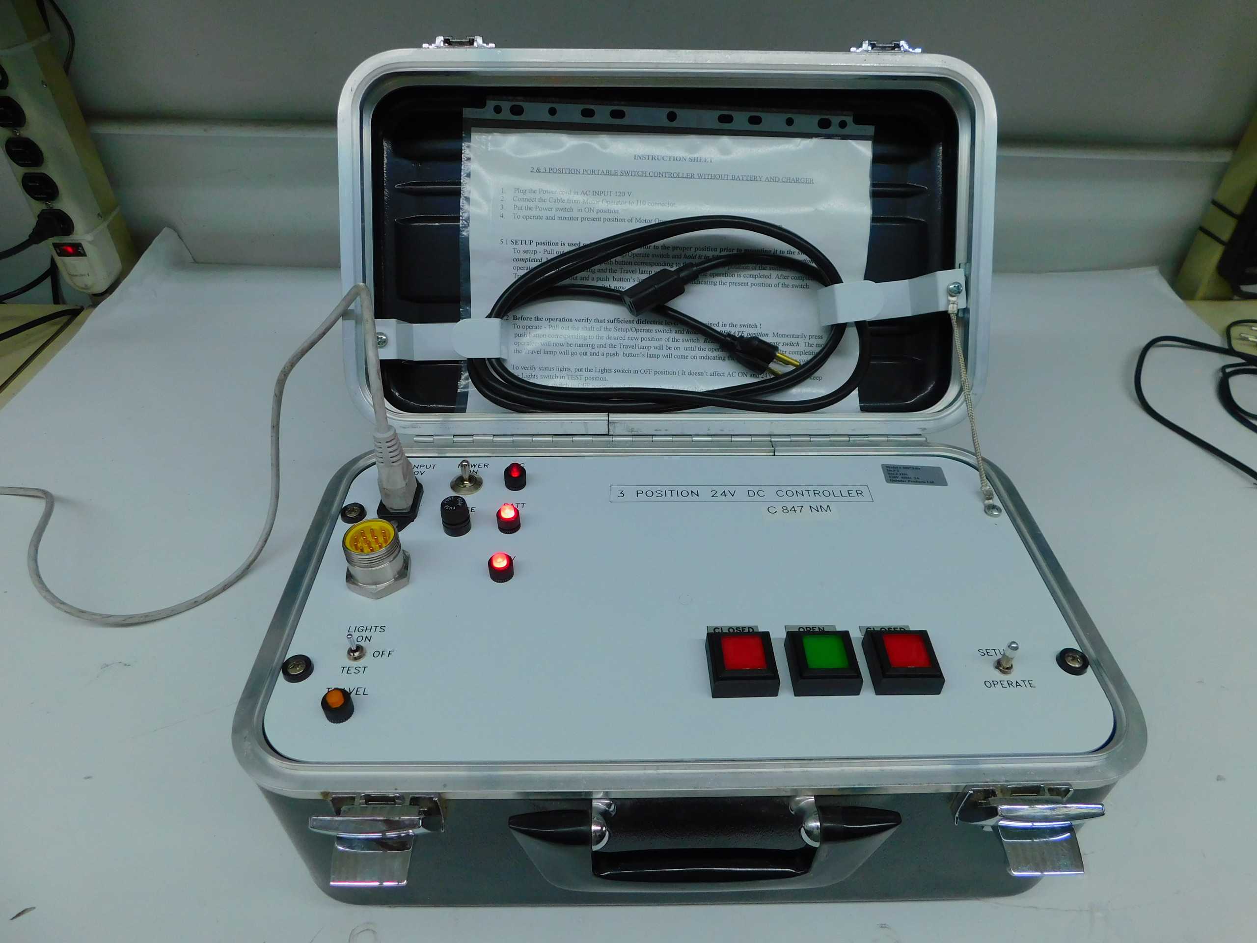 QUINDAR 50073-04 3 POSITION 24V DC CONTROLLER - DC DRIVES
