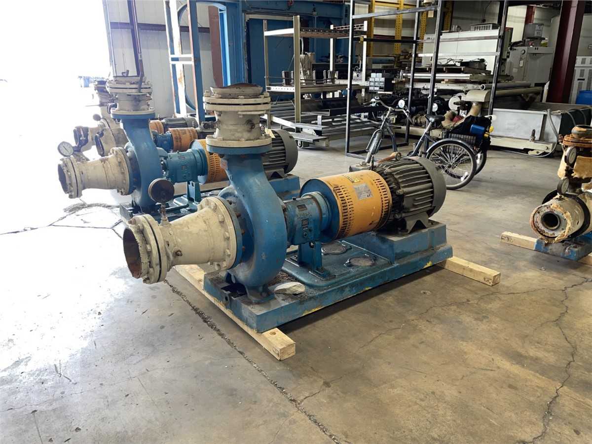 40 HP Goulds 3196 Water Pump, 3500 GPM, 8'' Discharge, Includes Motor - CENTRIFUGAL PUMP