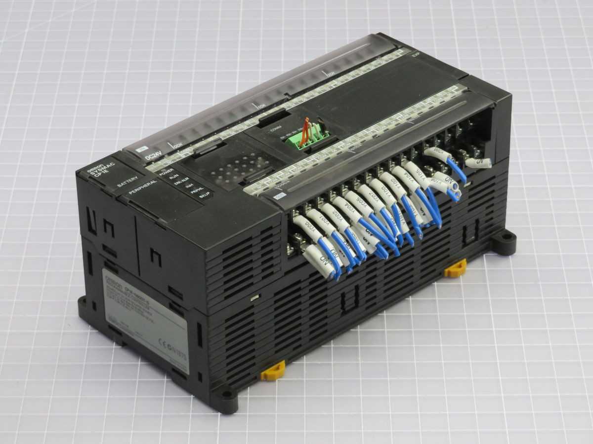 OMRON CP1E-N60DT-D CPU CONTROL LOGIC MODULE T257181 - PLC MODULES