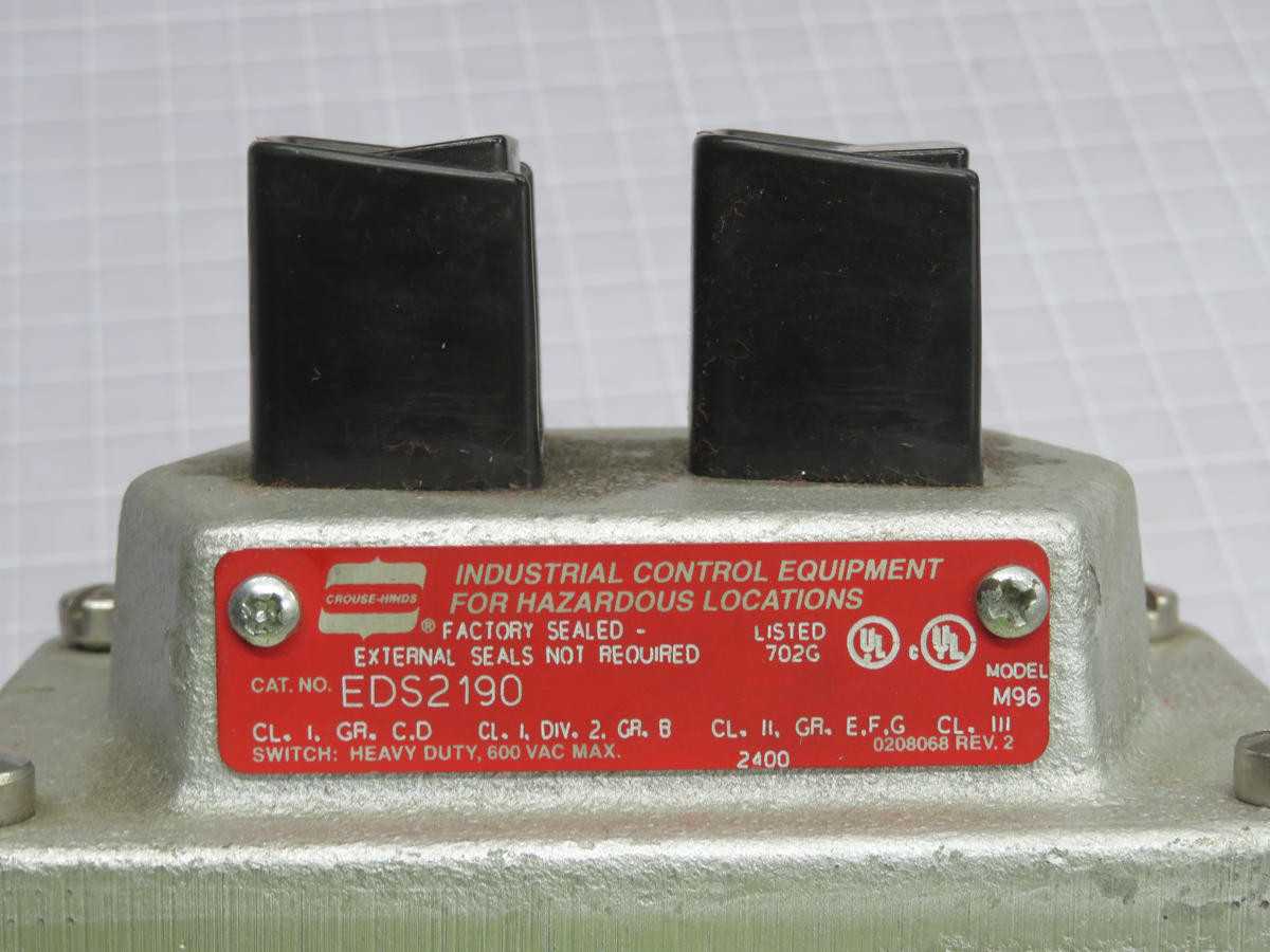 CROUSE HINDS EDS2190 INDUSTRIAL CONTROL EQUIPMENT T234151 - AUTOMATION & CONTROLS