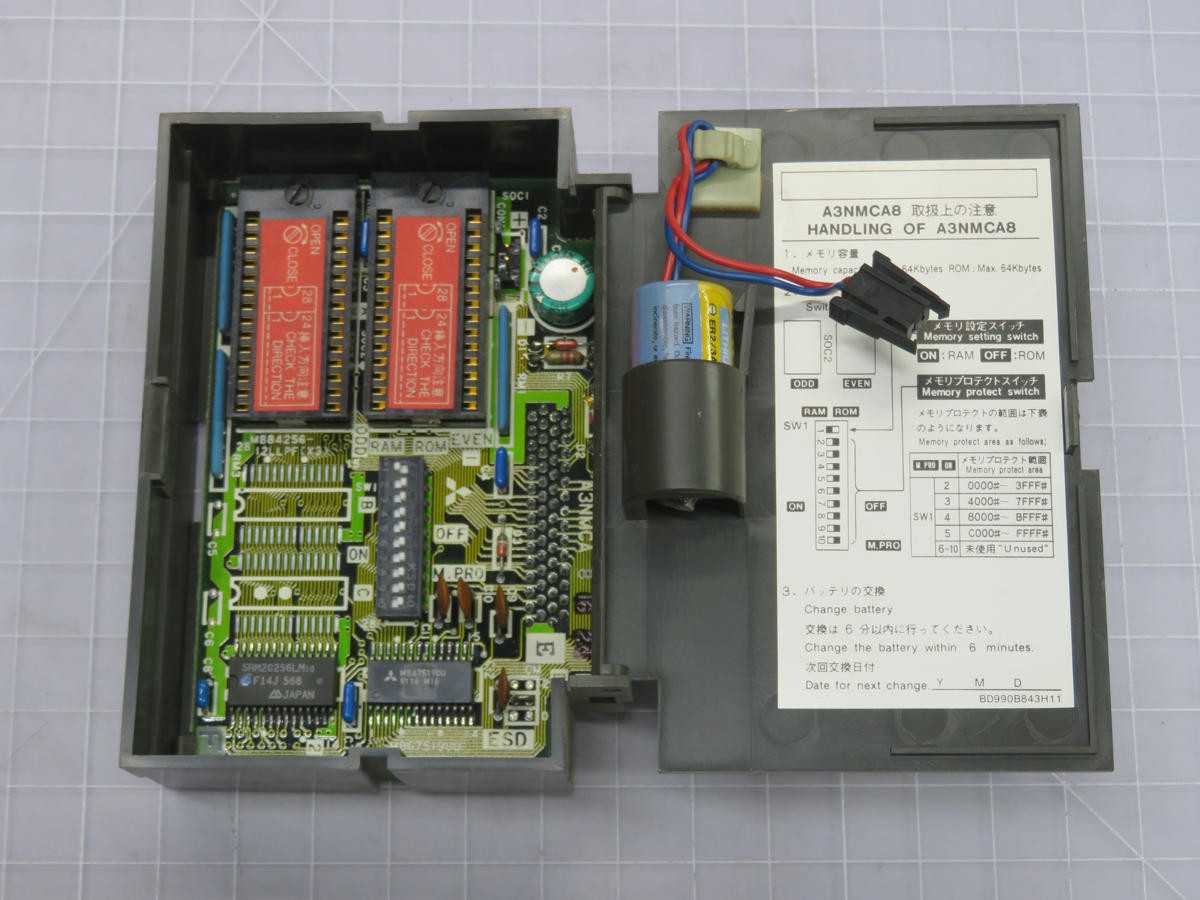 MITSUBISHI A3NMCA8 MEMORY MODULE T237358 - PLC MODULES