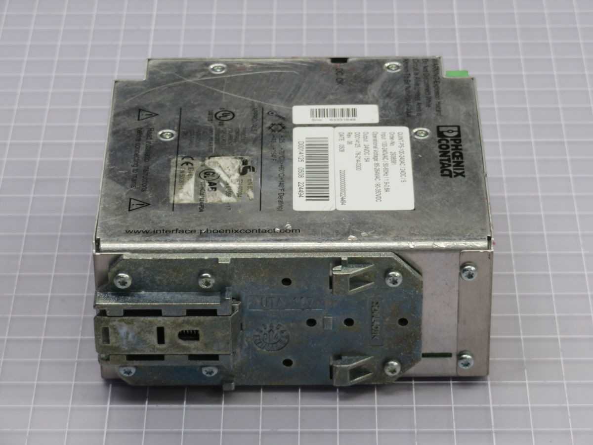 PHOENIX CONTACT QUINT-PS-100-240AC/24DC/5 POWER SUPPLY T256568 - POWER SUPPLIES