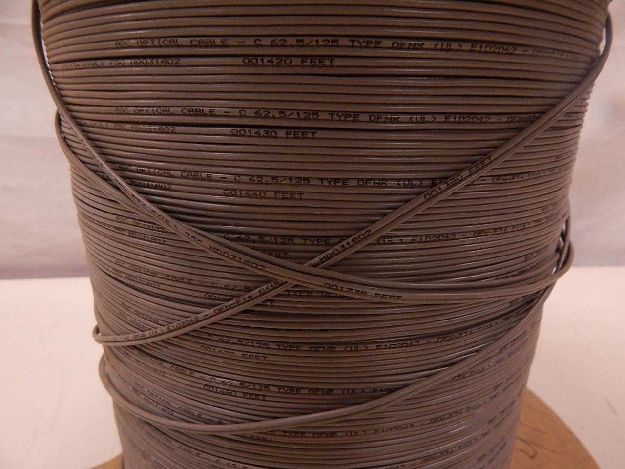 BER TEK ICR0X0CB5510/15-1027414 OPTICAL FIBER CABLE 1914 FT T81415 - FIBER OPTIC CABLE