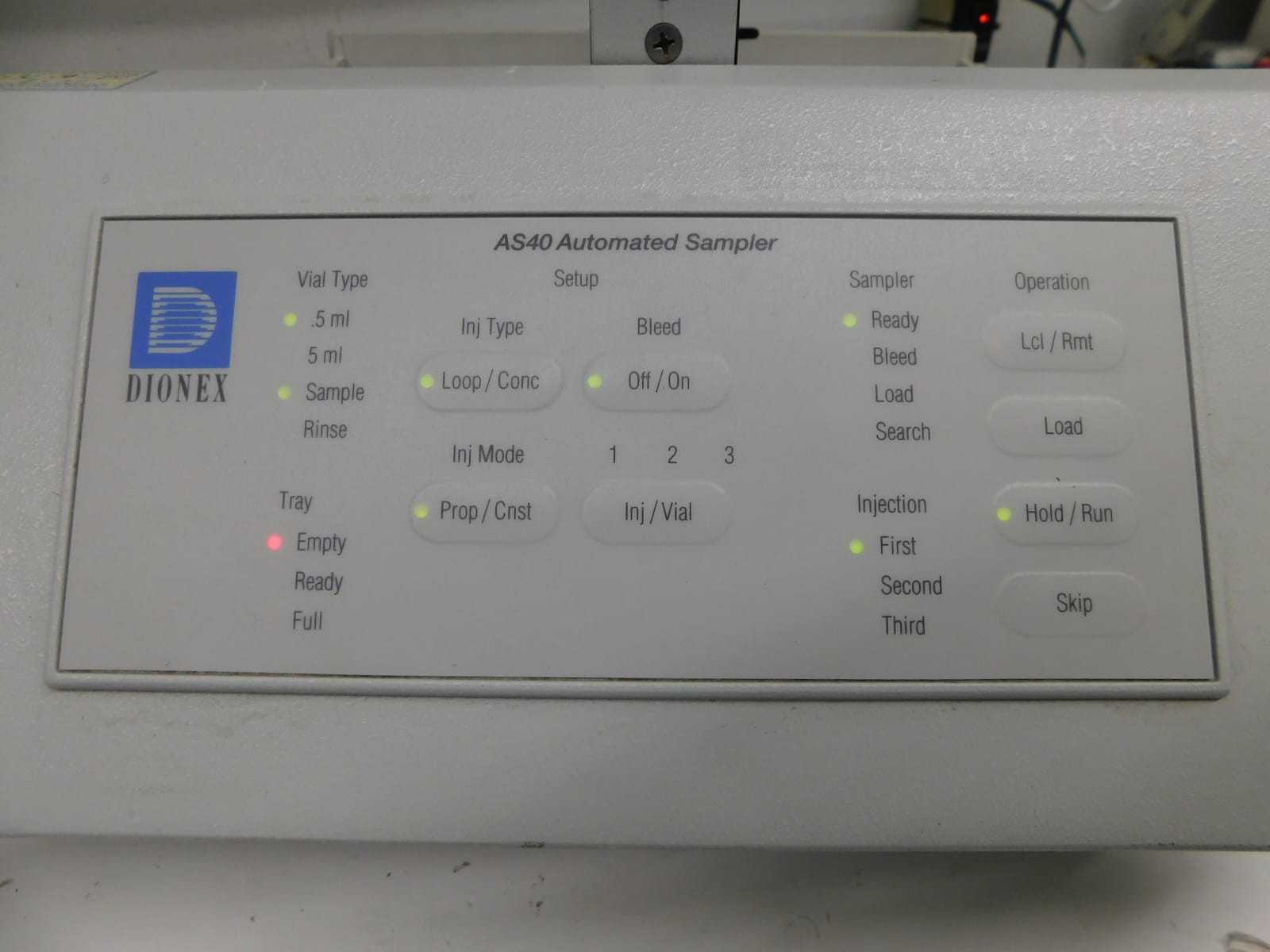 DIONEX AS40 AUTOMATED SAMPLER - LAB & SCIENTIFIC