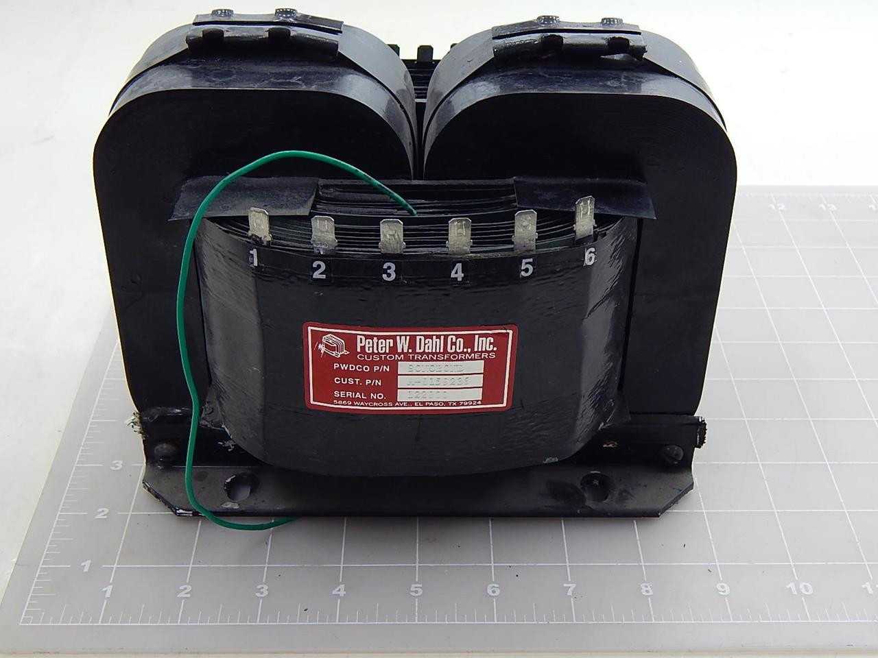 PETER W. DAHL SONOBOND A-8159236 TRANSFORMER T93826 - POWER TRANSFORMERS