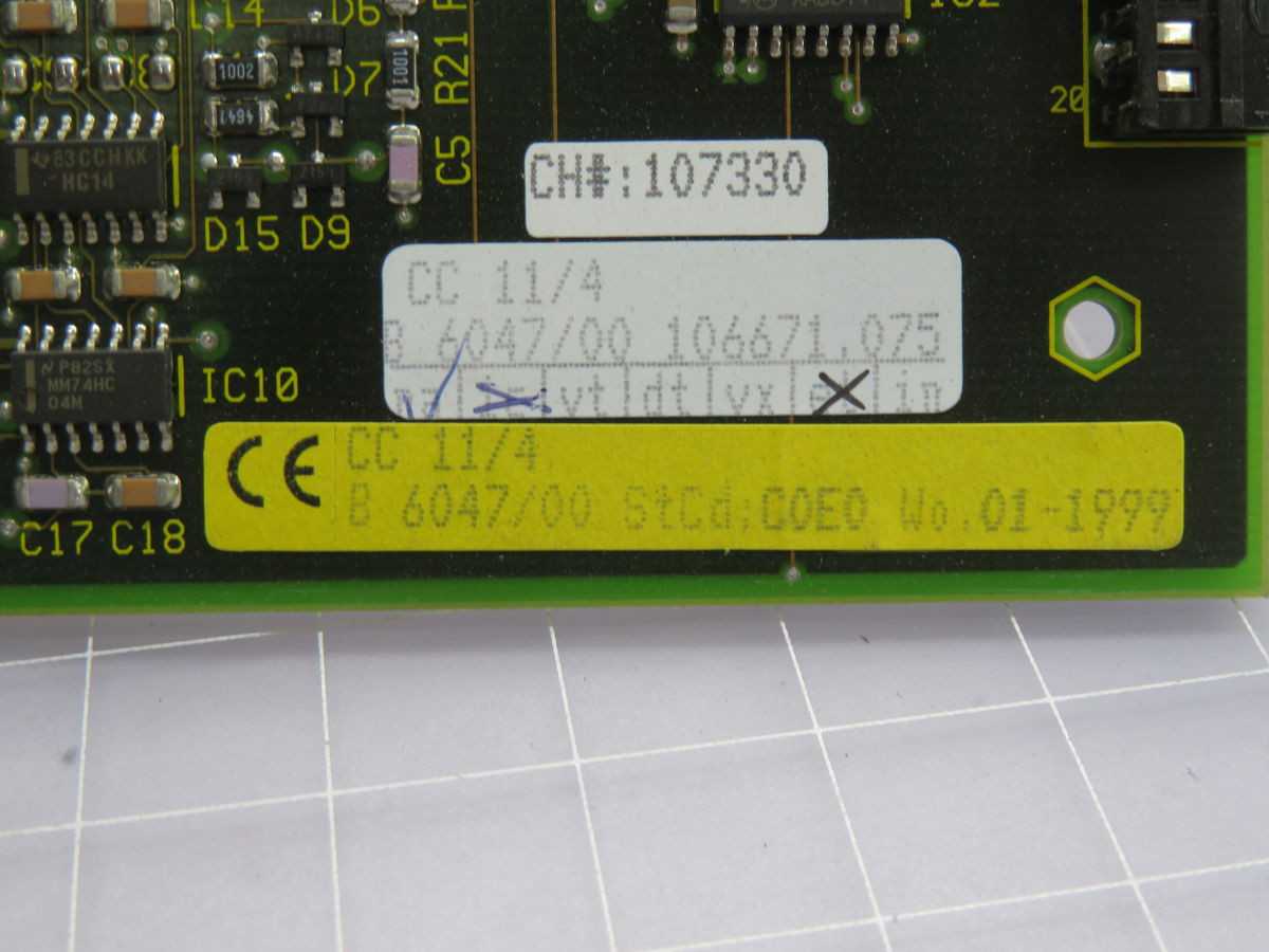 Bachmann CC11/4 Processor Board Assembly T250342 - PCB CIRCUIT BOARDS