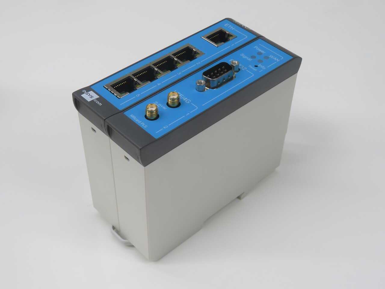 INSYS MRO-L210 1.0 INDUSTRIAL CELLULAR (LTE) ROUTER, DIN-RAIL MOUNT - INDUSTRIAL PARTS