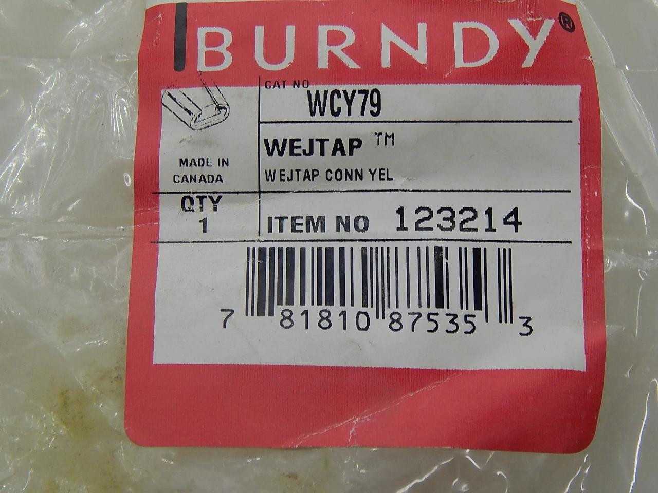 Lot Of 5 Burndy WCY79 Wejtap Connectors T91397 - ELECTRICAL COMPONENTS