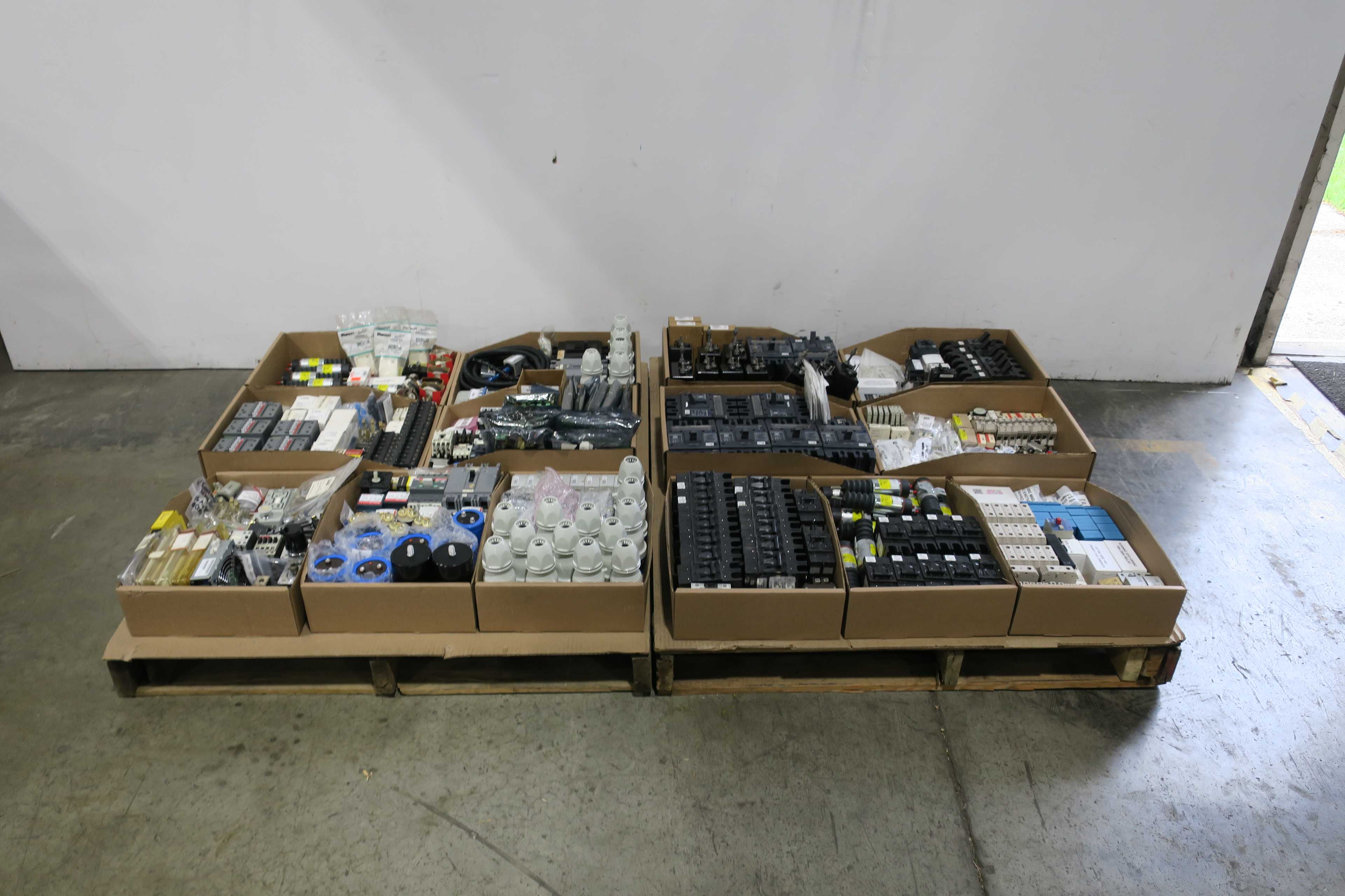 SKU 1784630 - 2 PALLETS OF ASSORTED ELECTRICAL COMPONENTS - ELECTRICAL COMPONENTS