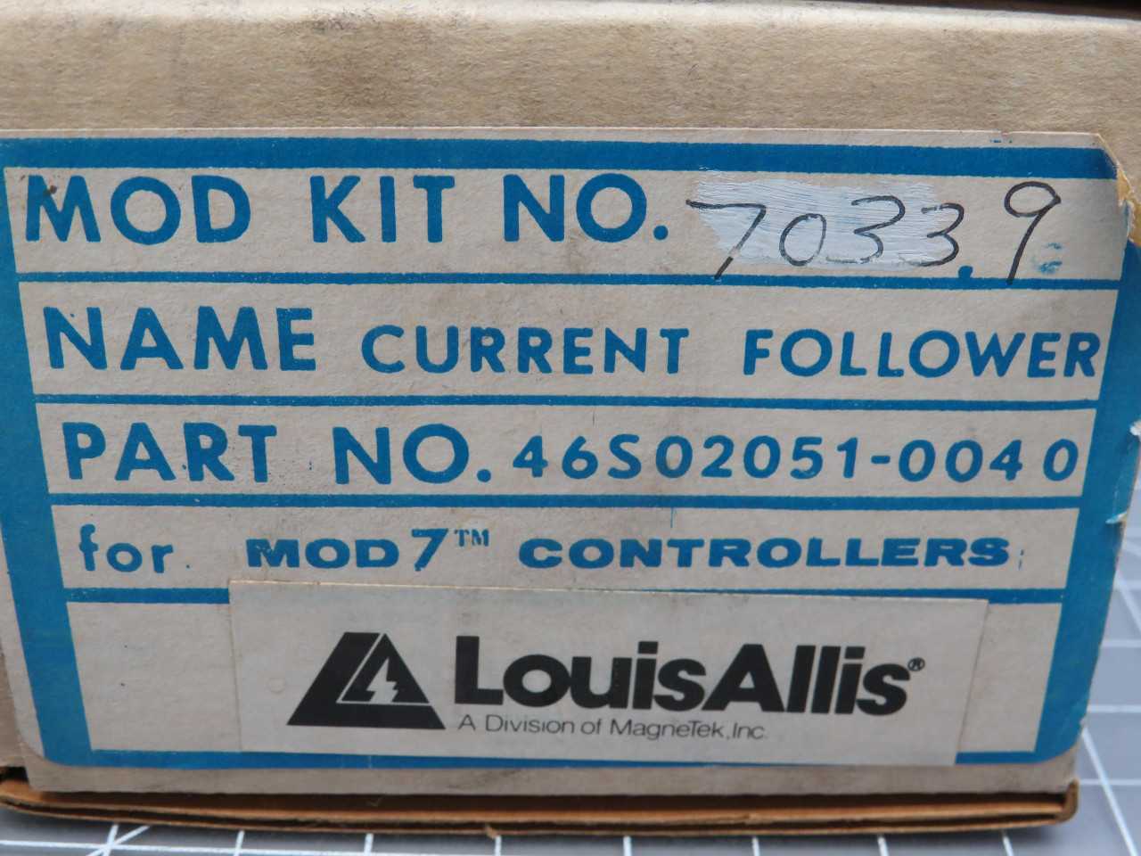 Louis Allis 46S02051-0041 Current Follower T161815 - CONTROL TRANSFORMERS