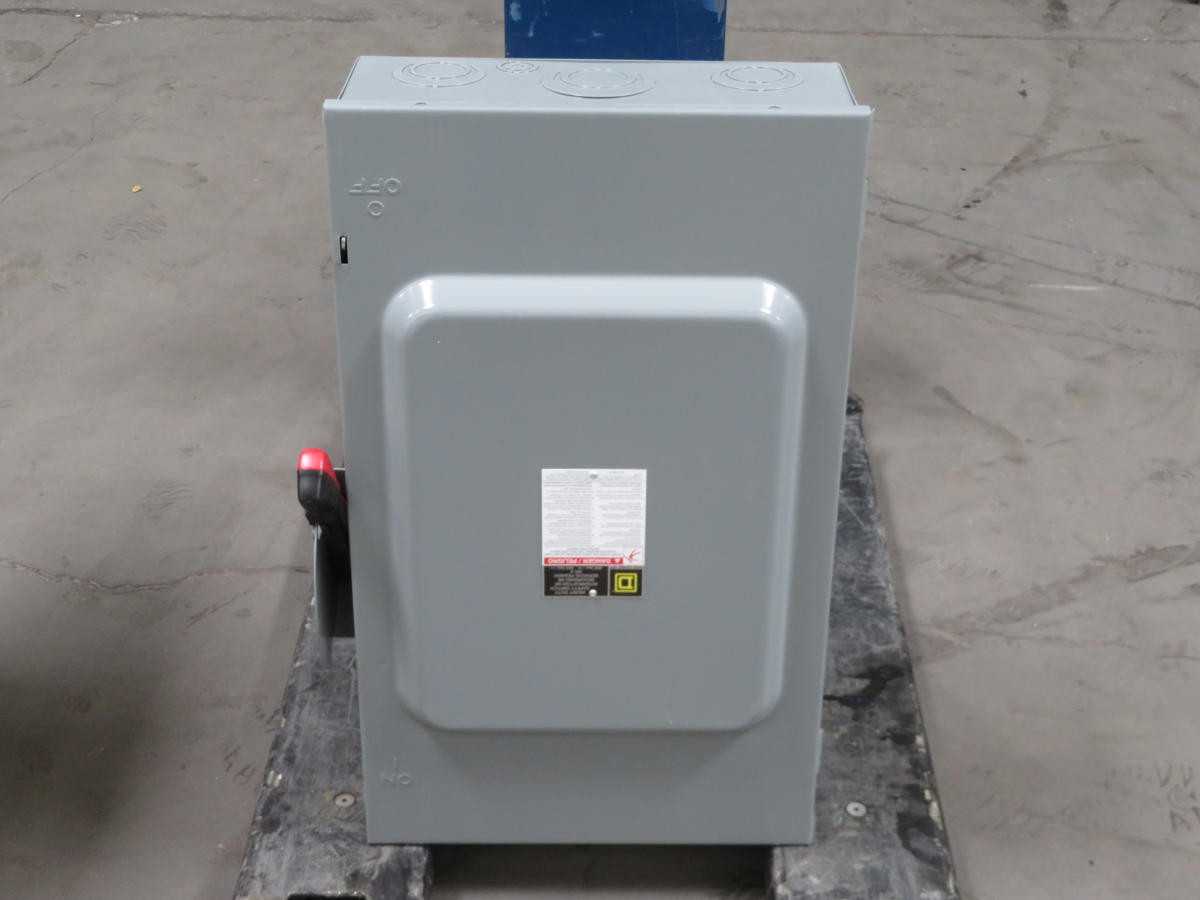 SQUARE D HU364 HEAVY DUTY SAFETY SWITCH 200A T198812 - AUTOMATION & CONTROLS