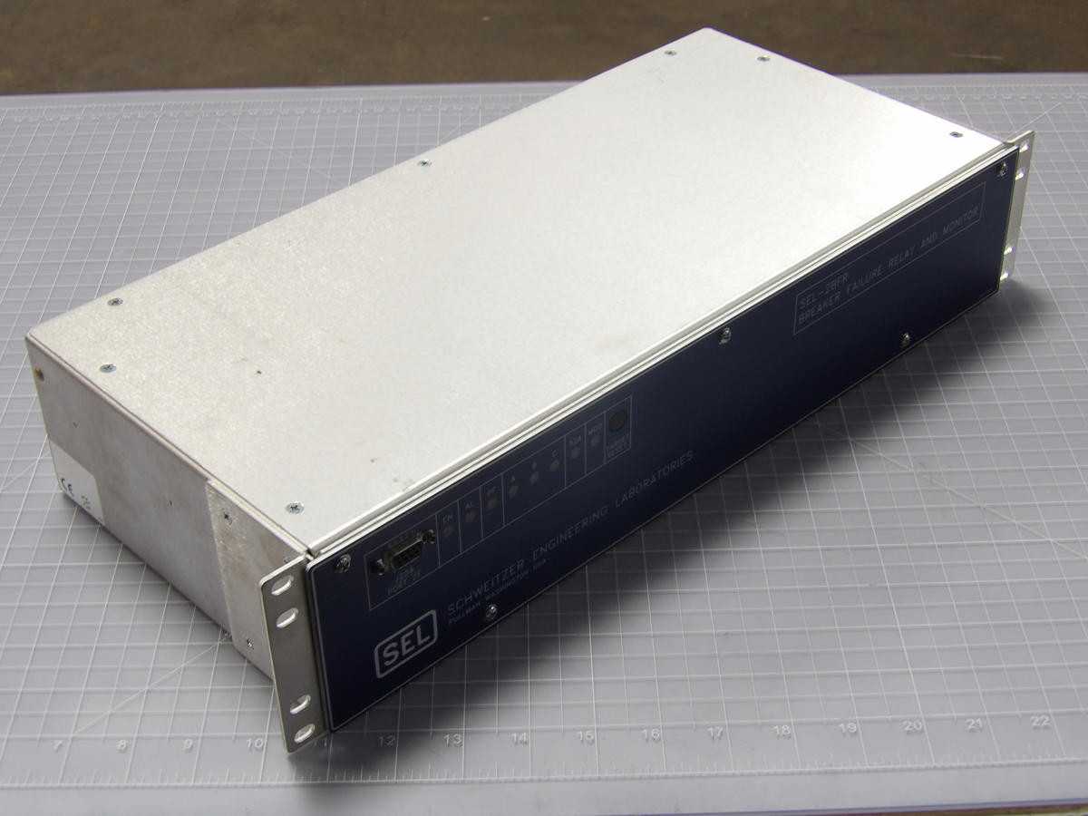 SEL SEL-2BFR 2BFR00-4556XHNB BREAKER FAILURE RELAY AND MONITOR T195439 - ELECTRICAL RELAYS