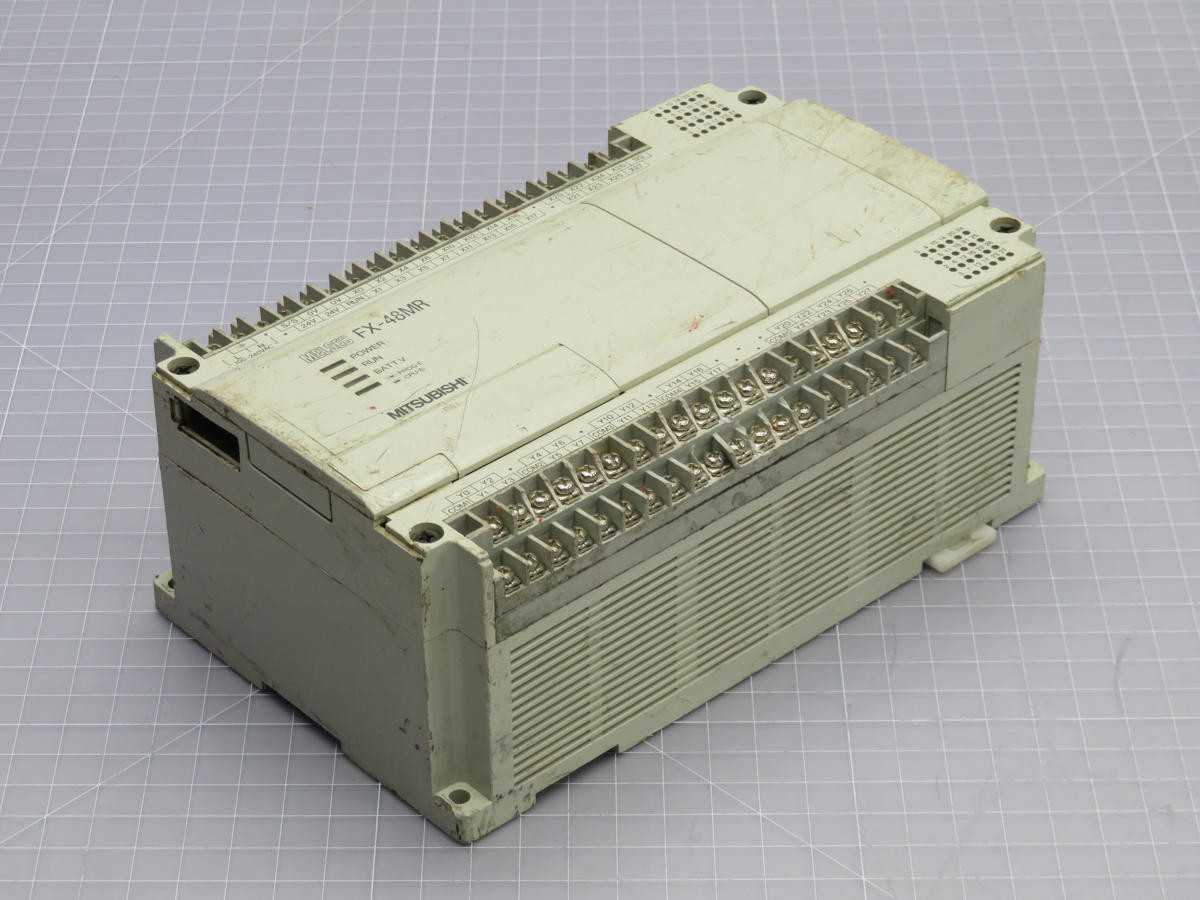 MITSUBISHI FX-48MR-ES/UL PLC I/O BASE UNIT T214535 - PLC MODULES