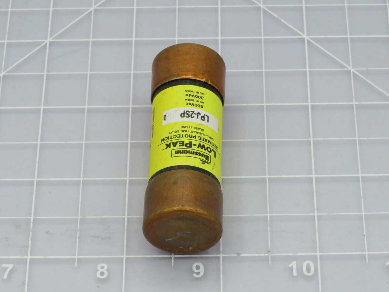 LOT OF 21 BUSSMAN LPJ-2SP LOW PEK CLASS J FUSE 2 AMP 600 VAC 300 VDC T189790 - FUSES