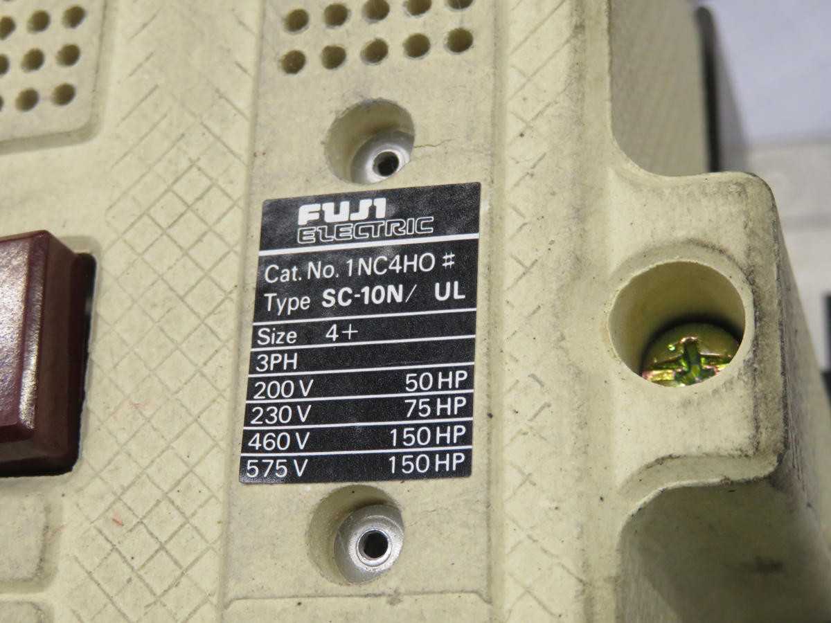 FUJI 1NC4HO# MAGNETIC CONTACTOR T220694 - ELECTRICAL RELAYS