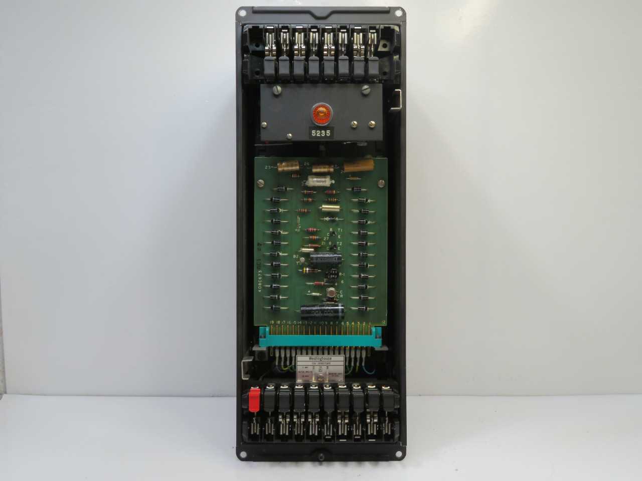Westinghouse 290B225A10 Solid State Generator Protection Relay With Plastic Damage - PROTECTION RELAY
