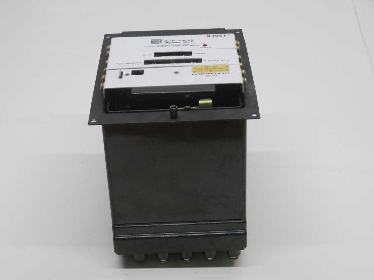 BASLER BE1-81-T1E-E1E-B0N1F SOLID-STATE PROTECTIVE RELAY T210539 - PROTECTION RELAY