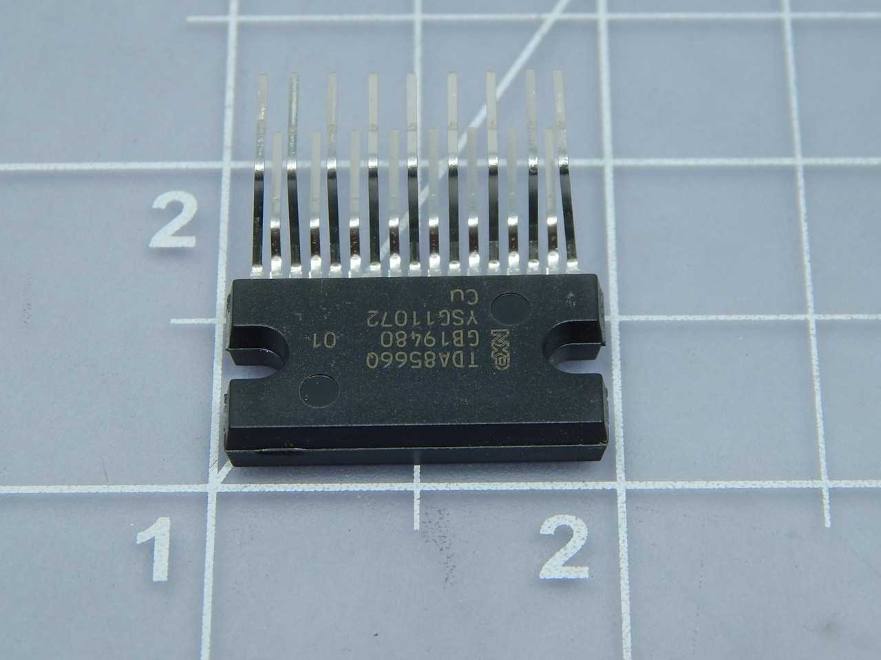 LOT OF 55 NXP TDA8566Q 17 PIN 55W 2 CHANNEL AUDIO AMPLIFIER T149927 - ELECTRONIC COMPONENTS
