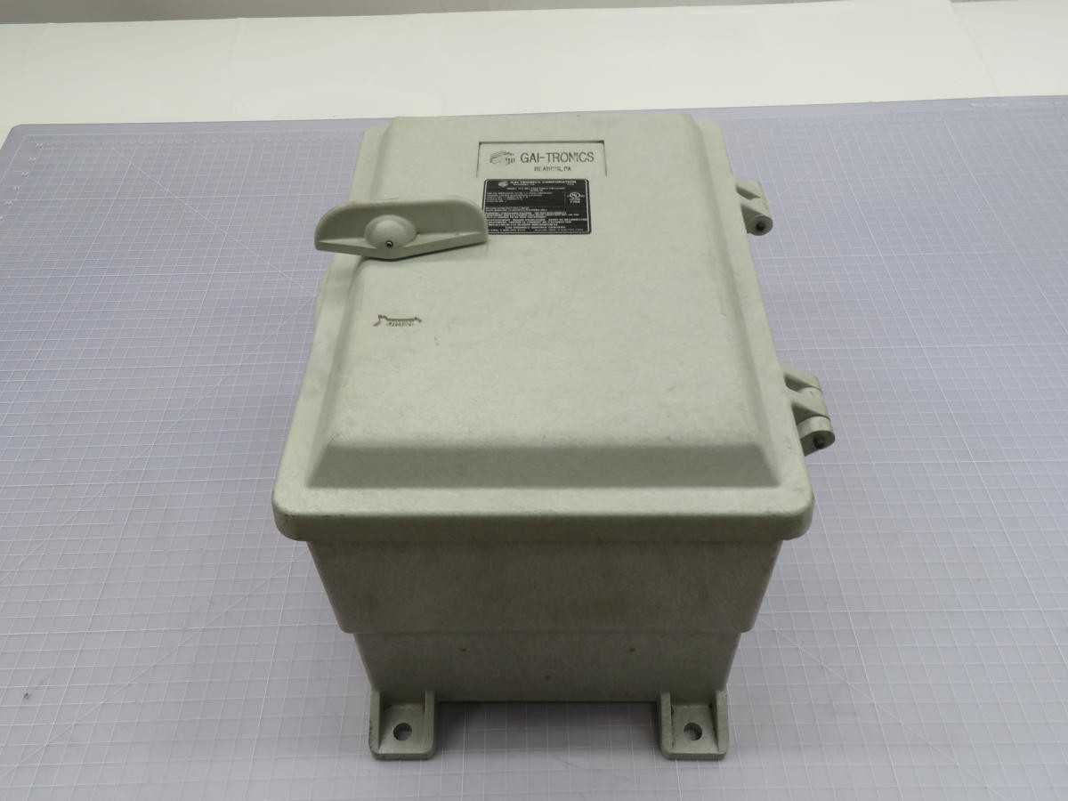 GAI-TRONICS 733-001 AMPLIFIER ENCLOSURE T212774 - ELECTRICAL ENCLOSURES