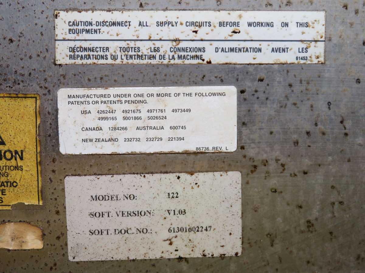 GETINGE 61301600106 CONTROL ASSY T254610 - OPERATOR CONTROLS