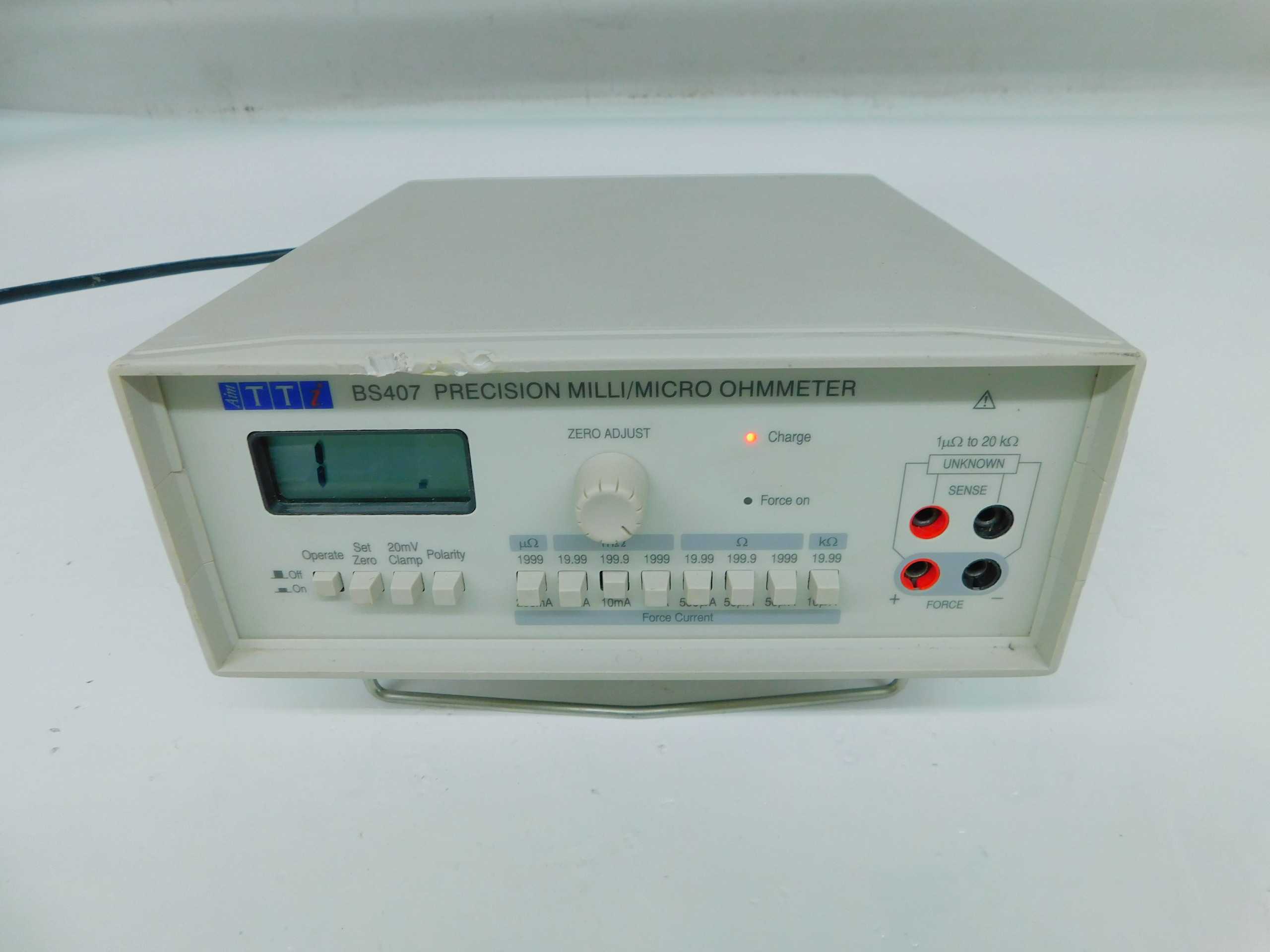 TTI BS407 PRECISION MILL.MICRO OHMMETER - PANEL METERS