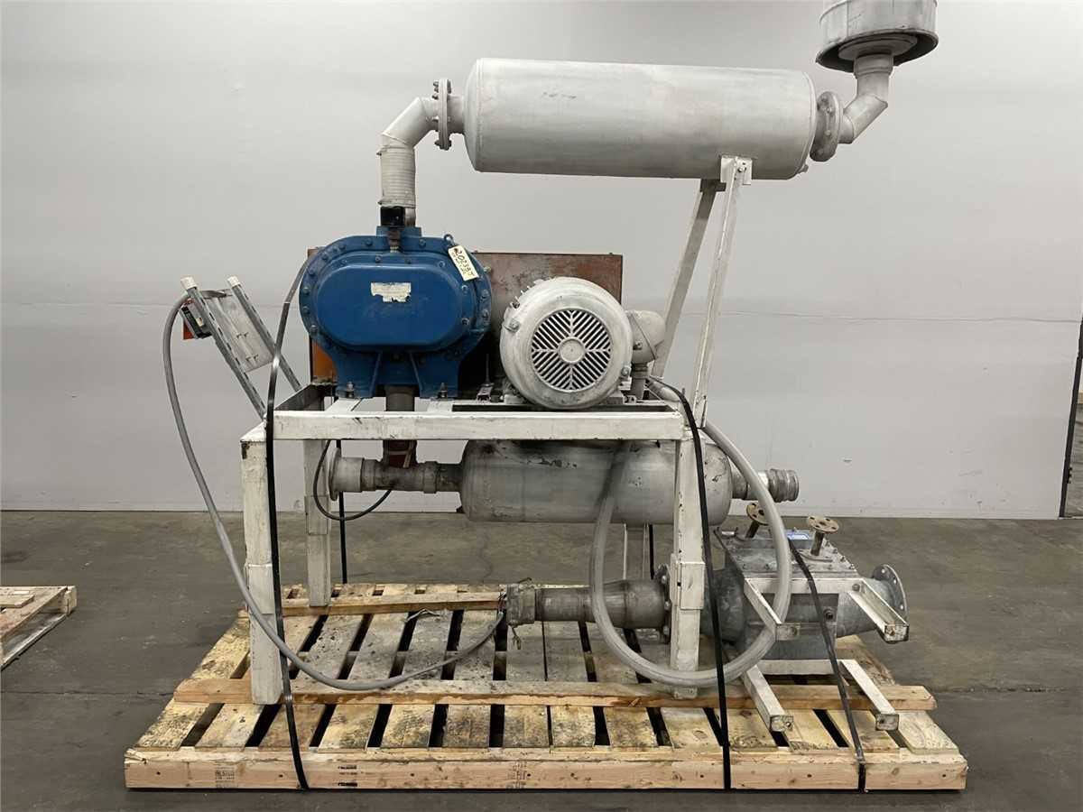 50 HP Mac Vacuum Conveyor With Surge Bin & Airlock - STORAGE & HANDLING EQUIPMENT