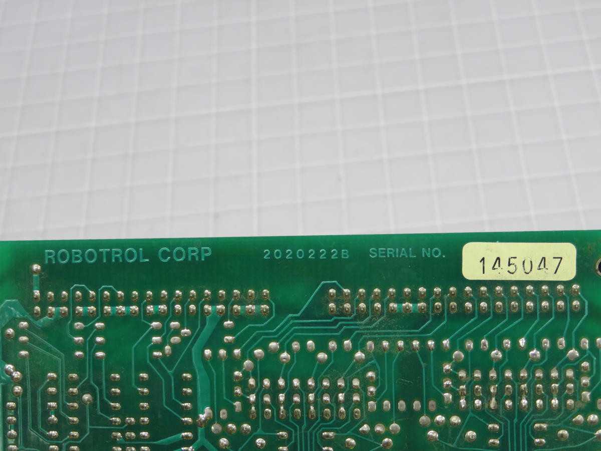 ROBOTROL CORP 2020222B ANALOG I/O BOARD T214242 - PCB CIRCUIT BOARDS