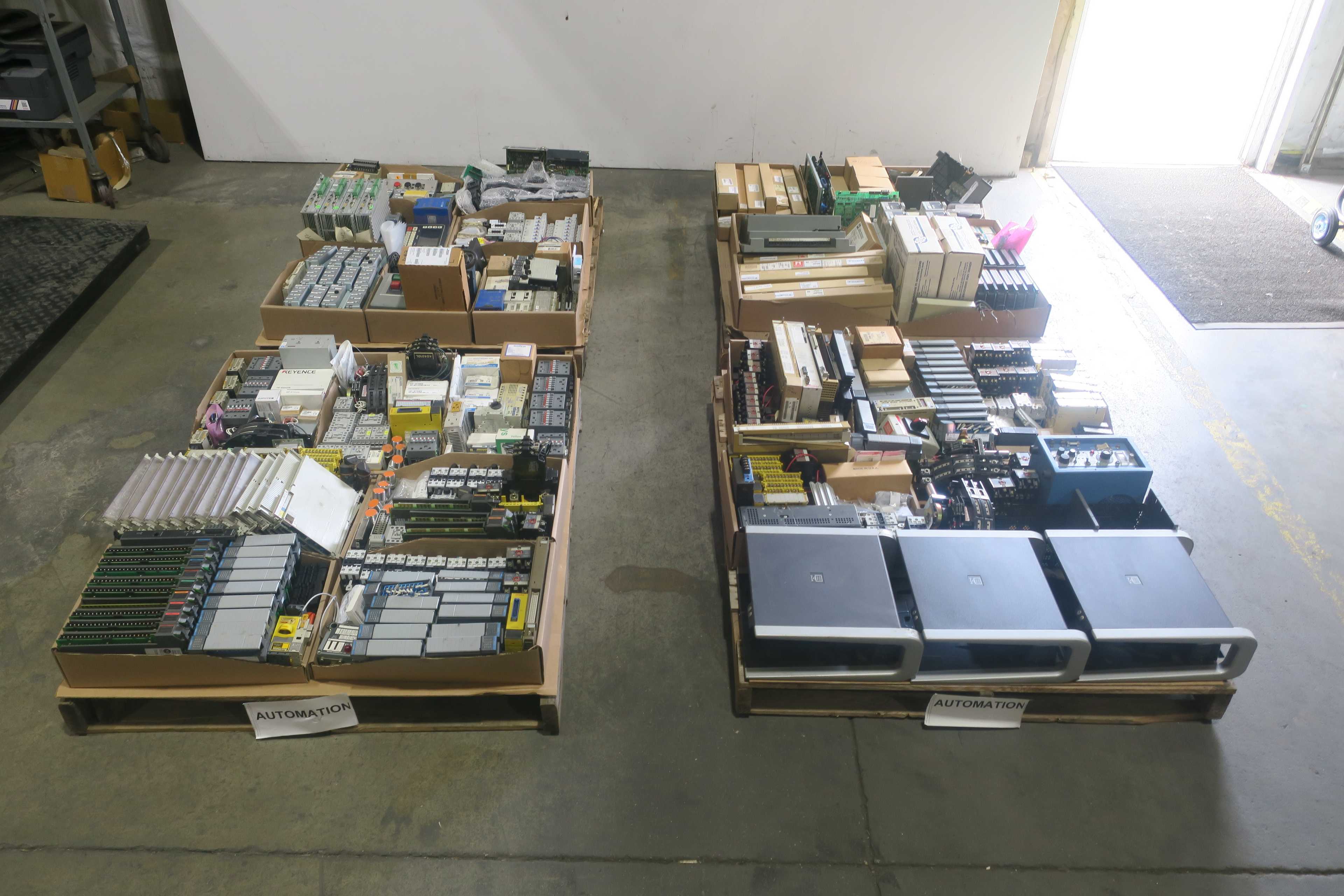SKU 1785476 - 4 PALLETS OF ASSORTED AUTOMATION - AUTOMATION & CONTROLS