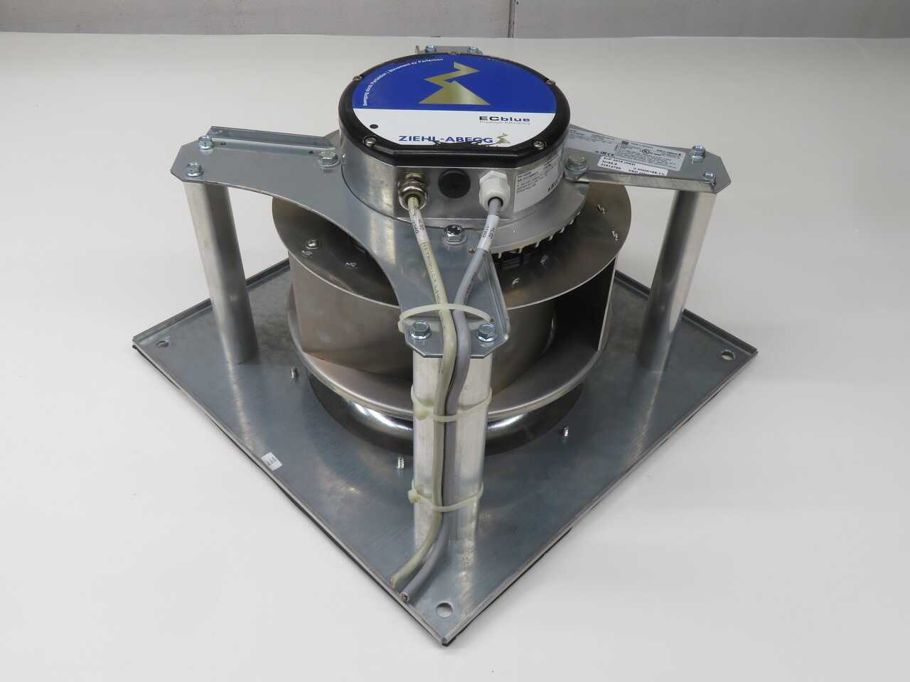 ZIEHL-ABEGG 162750 GR28M-ZIK.DC.1R EC Centrifugal Cooling Fan, 200-277V, 1.00kW, 3400RPM - BLOWER FAN ZIEHL-ABEGG 162750 GR28M-ZIK.DC.1R EC Centrifugal Cooling Fan, 200-277V, 1.00kW, 3400RPM - BLOWER FAN