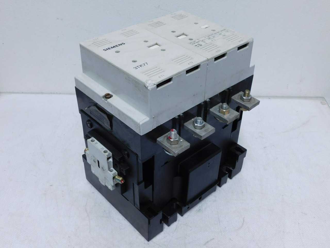 SIEMENS 3TK7740-0A CONTACTOR 4 POLE 1000 A T138658 - CONTACTORS