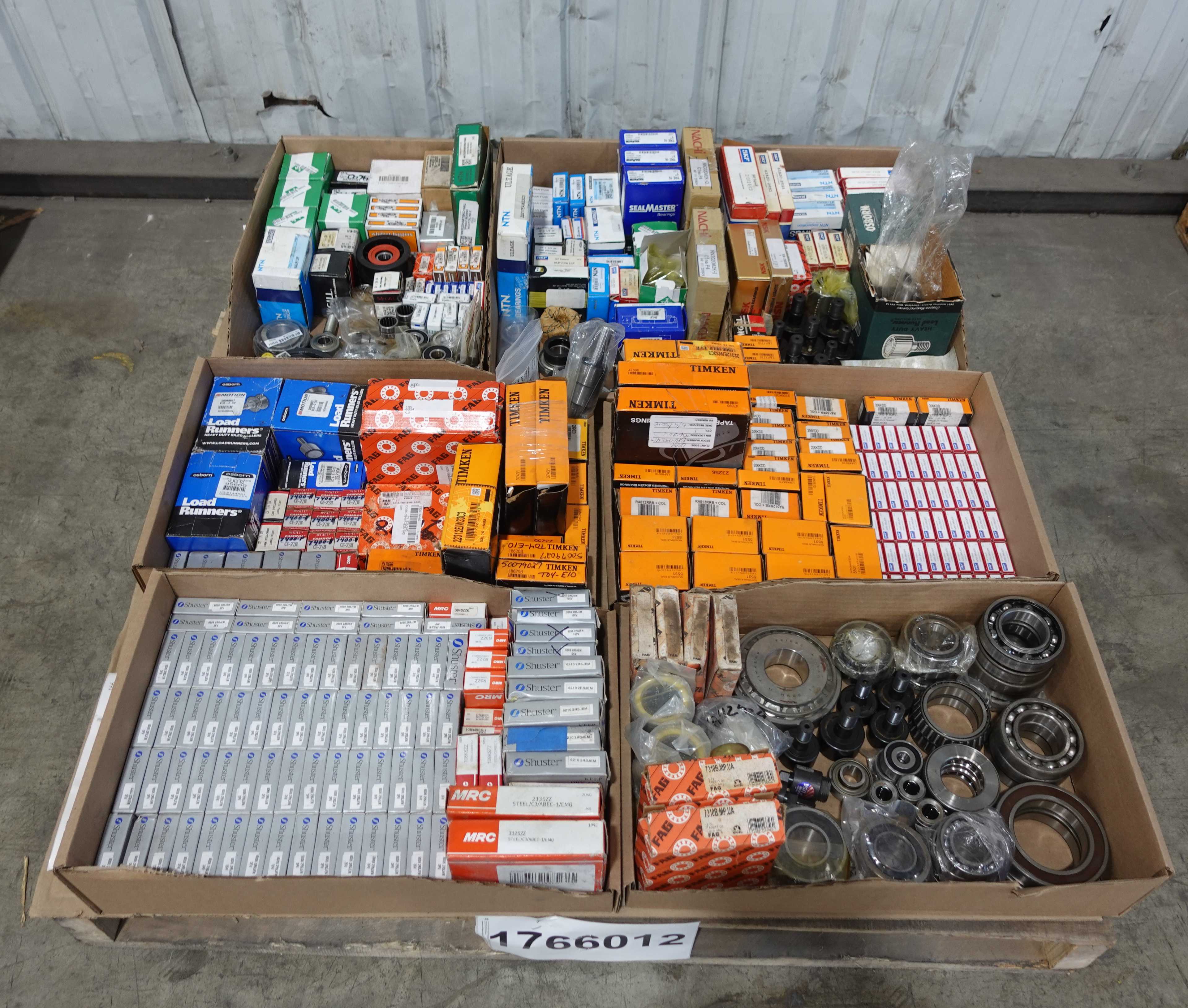 SKU 1766012 - PALLET OF ASSORTED BEARINGS - BEARINGS
