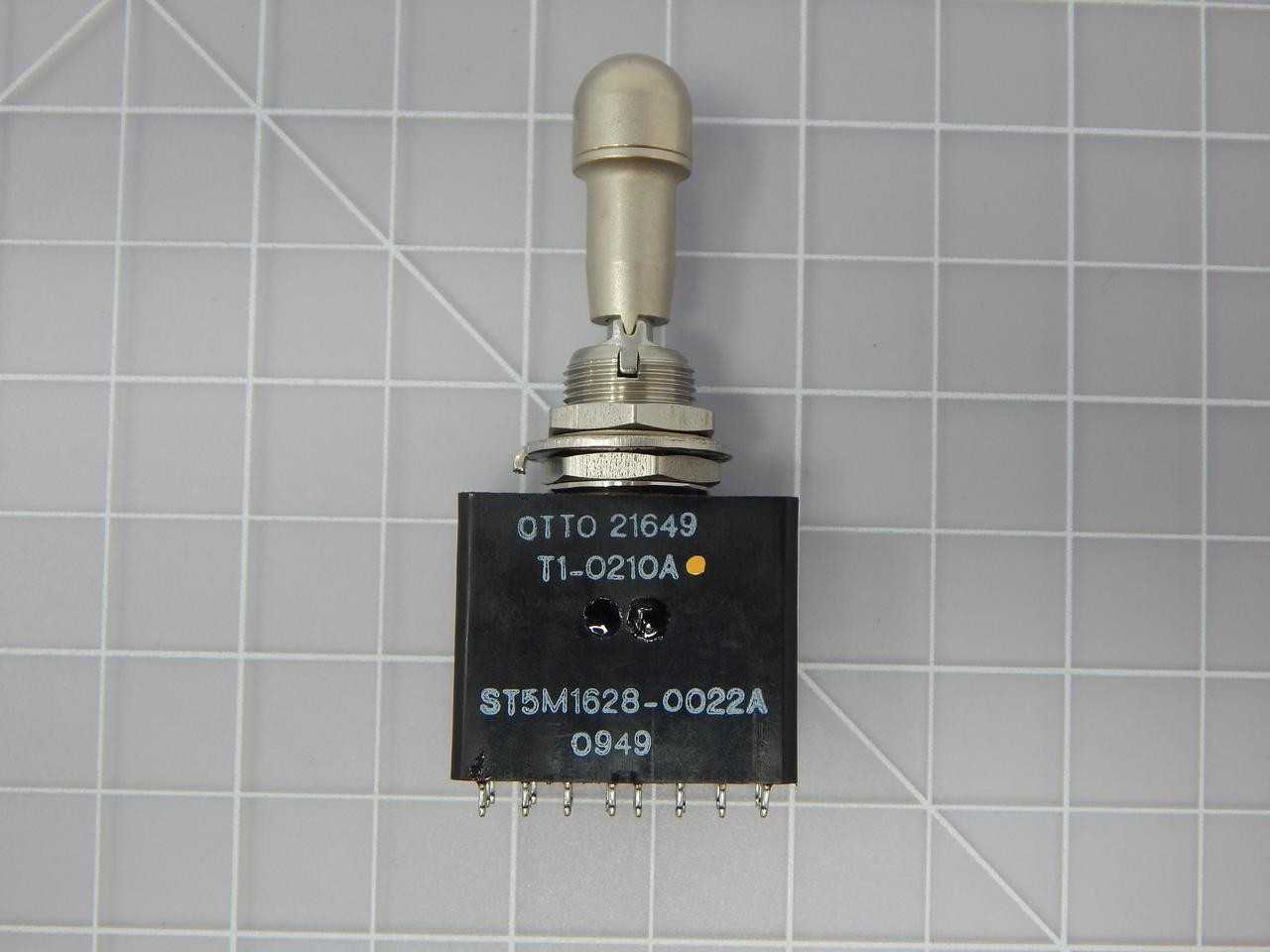 OTTO ST5M1628-0022A 5930-01-123-2914 TOGGLE SWITCH / PADDLE SWITCH T133618 - SWITCHES