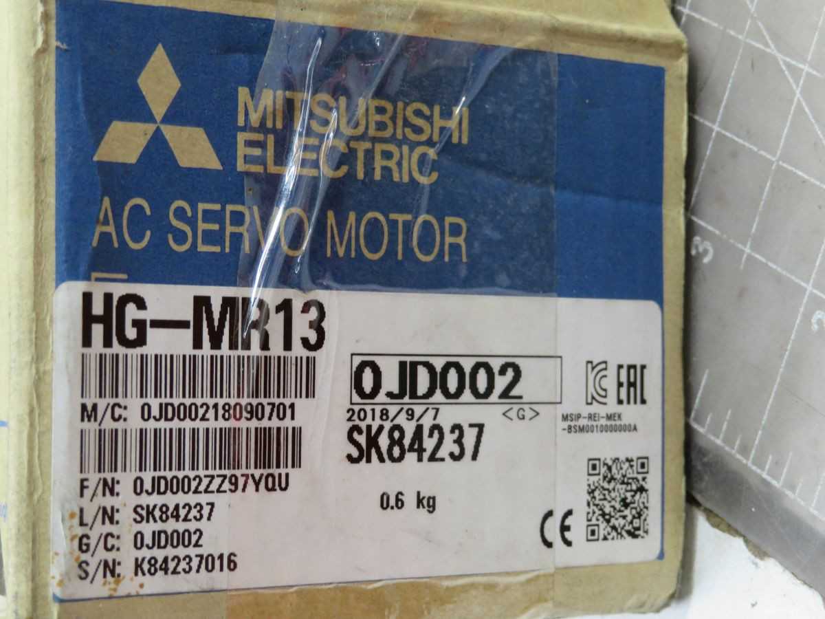 MITSUBISHI HG-MR13 AC SERVO MOTOR T255595 - SERVO