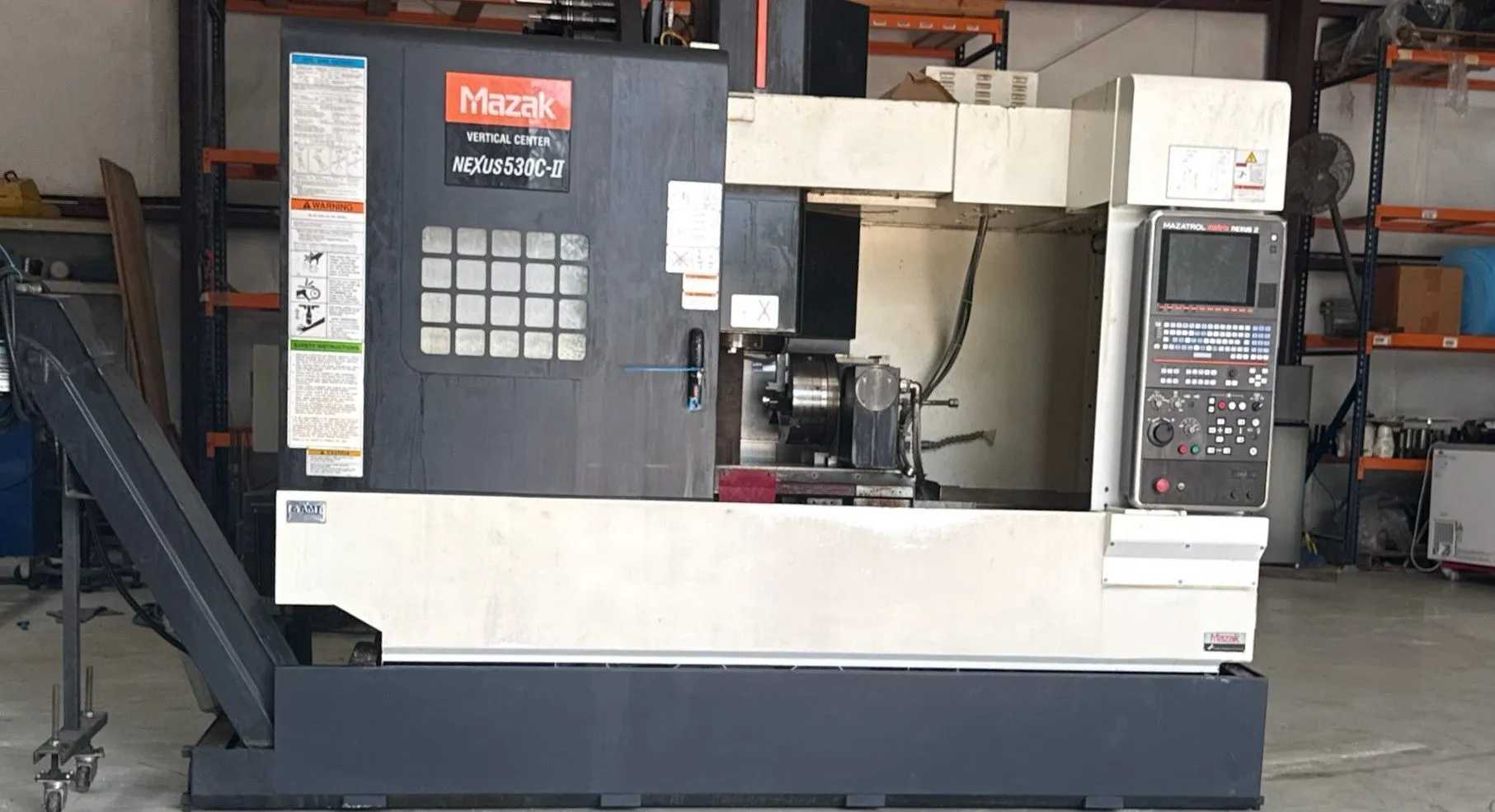 2013 MAZAK VCN 530C-II 4-AXIS MACHINING CENTER, 12000 RPM, ROTARY TABLE, 30 HP - VERTICAL MACHINING CENTERS